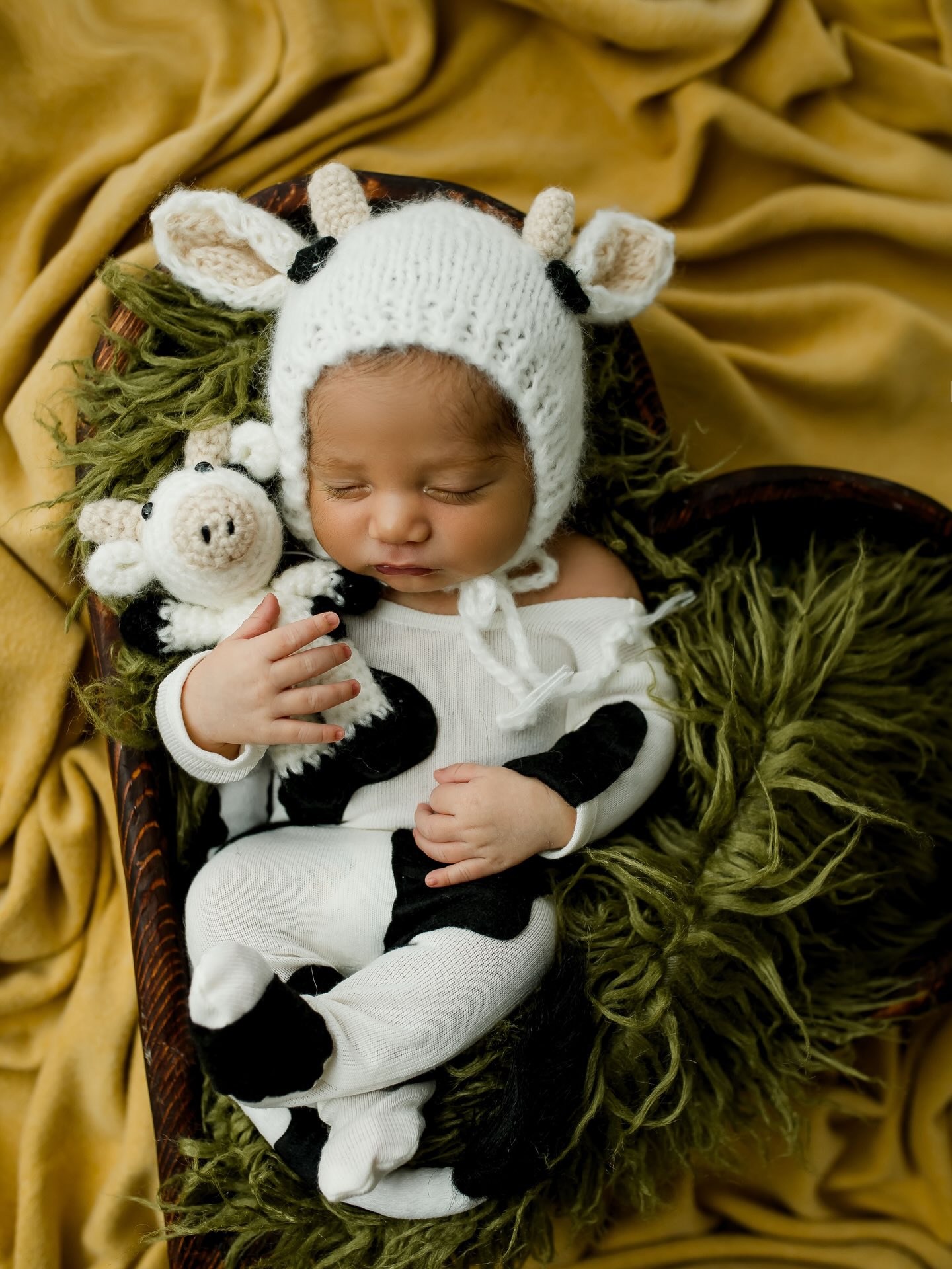 The little details that make each session uniquely theirs. 🤍
Whether it’s a meaningful theme, a favorite animal, or simply a soft, timeless color palette, every newborn session is thoughtfully styled with your family’s vision in mind.
This sweet little cow setup may be adorable today, but years from now, it won’t just remind you of how tiny they were. It’ll remind you of the way they fit perfectly in your arms, their sleepy little stretches, and the season of life that passed far too quickly.
Those are the moments worth preserving.
Because babies don’t keep… but photographs let you hold onto them just a little longer. 🤍
