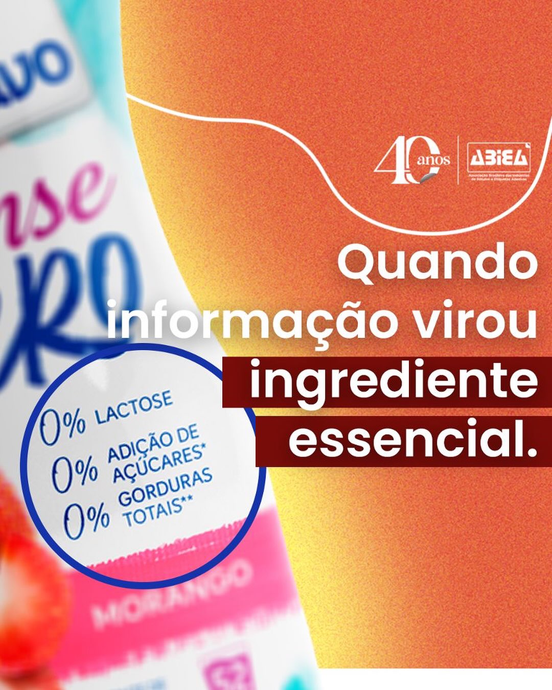 O consumidor mudou, e junto com ele mudou a importância das informações presentes nas embalagens.
Nas últimas décadas, os rótulos passaram a desempenhar um papel cada vez mais relevante na indústria de alimentos, reunindo informações nutricionais, ingredientes, alergênicos, origem, validade e orientações de consumo.
Hoje, mais do que identificar produtos, os rótulos ajudam consumidores a fazer escolhas mais conscientes e seguras.
A evolução da indústria alimentícia também é a história da evolução dos rótulos e etiquetas adesivas.
Uma trajetória construída com tecnologia, responsabilidade e compromisso com a informação.
#ABIEA40Anos #IndústriaDeAlimentos #RótuloseEtiquetas