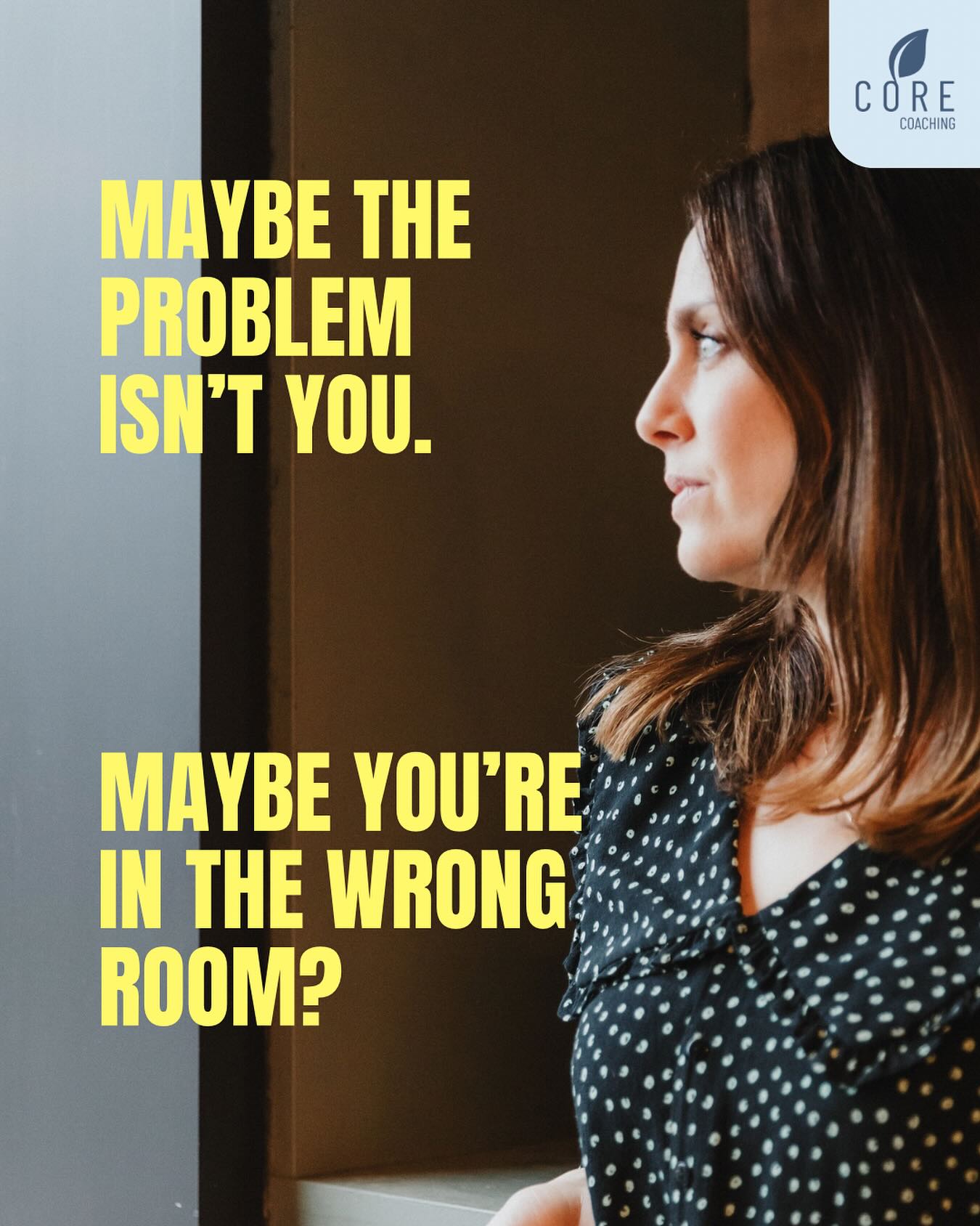 Maybe you aren’t the problem. Maybe you’re in the wrong room. (And by room, I don’t just mean four walls.)
It might be a friendship group. A workplace. An interview. A networking event. A relationship. A conversation. An expectation you’ve been trying to squeeze yourself into.
We’re often so quick to question ourselves when we feel uncomfortable or assume our confidence has disappeared.
💫 But what if your confidence is still there? 💫
What if it’s simply struggling to breathe because the environment around you isn’t allowing you to be yourself?
Comfortable Confidence isn’t about feeling at ease everywhere you go. It’s about knowing yourself well enough to recognise when a room allows you to show up as you, and when it doesn’t.
Some rooms will stretch you. Some will support you. Some will simply be the wrong fit. 🤷♀️
Before you decide you’re the problem, pause for a moment and ask yourself…
Is it really me… or is it the room I’m in?
#ComfortableConfidence #ConfidenceCoach #SelfTrust #ConfidenceJourney #KnowYourWorth #PersonalGrowth #SelfAwareness #Boundaries #AuthenticLiving #Coaching #Mindset #TeenCoach #LifeCoaching #WorkplaceWellbeing #ConfidenceAtWork #LeadershipDevelopment #CommunicationSkills #GrowthMindset #CoreCoaching #AwarenessRestoresChoice