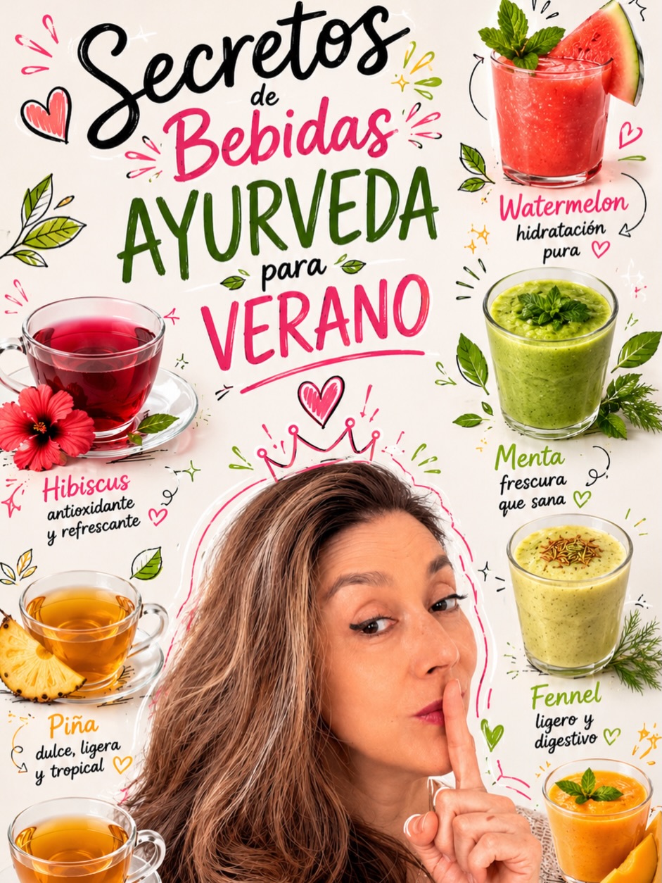 ☀️ Refresca tu verano con el poder de las infusiones ayurvédicas 🌿
Hermosas !!!!Cuando suben las temperaturas, 🔥nuestro cuerpo necesita hidratación, frescura y equilibrio. 🥥🍋🍍En Ayurveda, las plantas y especias no solo aportan sabor, sino que también ayudan a armonizar el organismo de forma natural.
En este carrusel descubrirás algunas opciones ideales para el verano:
🌺 Hibisco: rico en antioxidantes, refrescante y perfecto para apoyar la salud cardiovascular y ayudar a mantener una temperatura corporal equilibrada.
🌿 Menta: una aliada para refrescar el cuerpo, favorecer la digestión y brindar una agradable sensación de calma y bienestar.
🍍 Piña: ligera, hidratante y rica en vitamina C. Ideal para acompañar la digestión y disfrutar de una bebida tropical y nutritiva.
🌱 Hinojo (Fennel): conocido en Ayurveda por sus propiedades digestivas, ayuda a aliviar la sensación de pesadez y favorece un metabolismo equilibrado.
✨ Un pequeño hábito diario, como disfrutar de una infusión a temperatura ambiente o caliente elaborada con ingredientes naturales, puede convertirse en un momento de autocuidado que nutre tanto el cuerpo como la mente.
💚 Recuerda: las infusiones complementan un estilo de vida saludable y no sustituyen tratamientos médicos.
👇 Cuéntame en los comentarios:
Cuál de estas infusiones ya forma parte de tu rutina o cuál te gustaría probar este verano?
🌿 Guarda este carrusel para tener estas opciones siempre a mano y compártelo con alguien que disfrute del bienestar natural y la sabiduría ayurvédica.#āyurveda #ayurveda #latinasenusa #autocuidado #bellezanatural