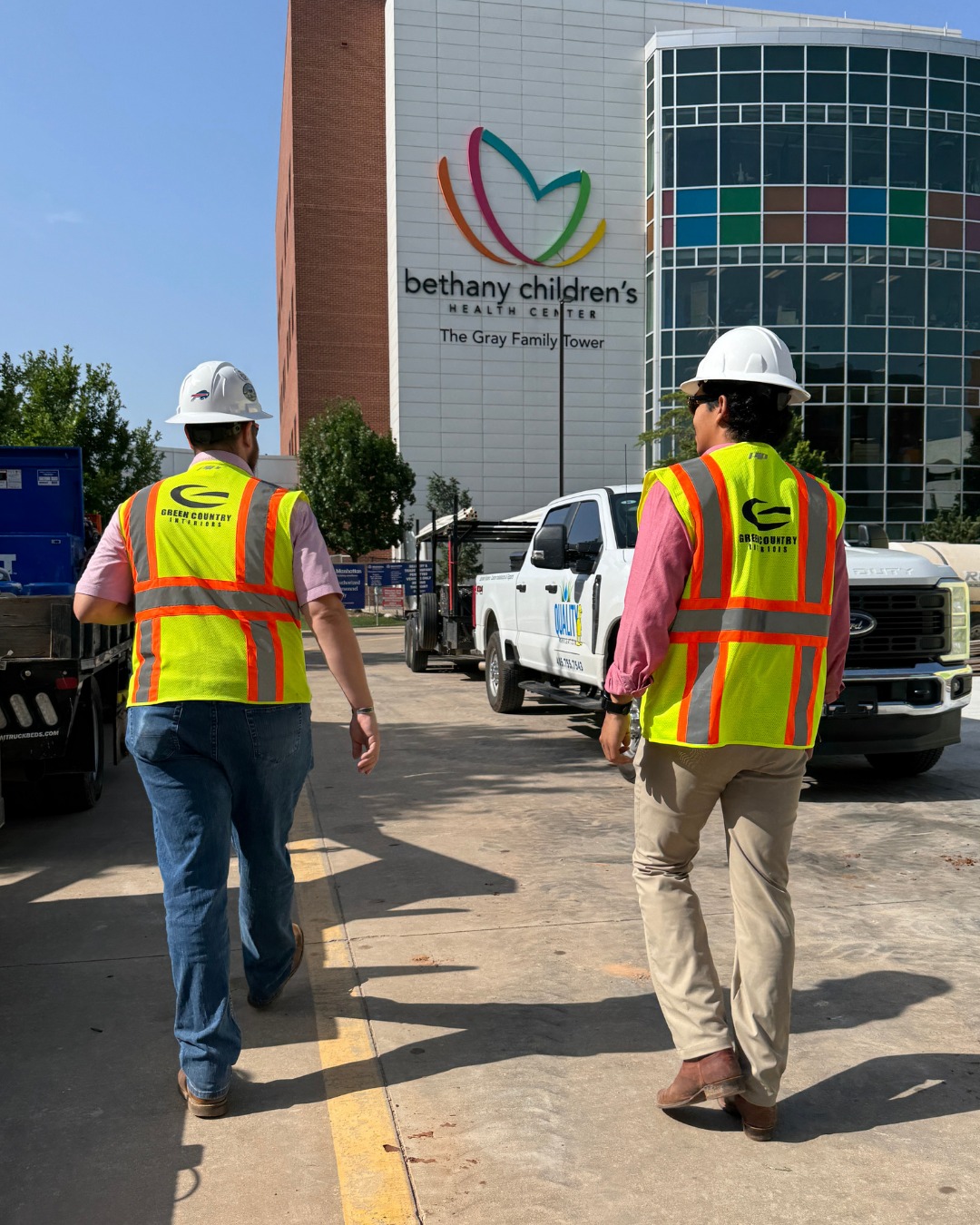 Building a place that changes lives is something we're proud to be part of.
Green Country Interiors has been involved in many aspects of the construction at the new Bethany Children's Health Center Outpatient Center of Excellence, helping bring this incredible project to life alongside an outstanding team of trade partners.
The new 200,000-square-foot, $178 million expansion along historic Route 66 is designed to expand pediatric rehabilitation services, reduce wait times for families across Oklahoma, and create a one-of-a-kind environment focused on healing and hope. The facility is expected to open in 2027 and will become a landmark for the community with its iconic four-story caterpillar design, representing transformation and resilience.
It's an honor to know our team's craftsmanship will be part of a facility that will serve Oklahoma's children and their families for generations to come.
No Excuses, Just Results
#metalstudframing #commercialconstruction #generalcontractor #metalstud #framing