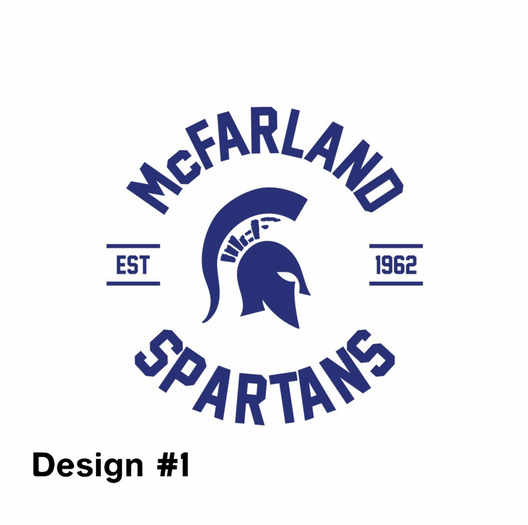✨Attention, Spartans!!✨
Looking for an easy way to have a say?! Cast your vote for the 2026-2027 PTO shirt design! Comment your favorite below!!
Designed by a McFarland grad, now McFarland parent - designs will be printed in Spartan blue on heather grey offered in a variety of clothing styles and sizes (infant-5x).
Specific clothing style options to come with options for the whole community to order. Voting ends July 30th with final design unveiled at the August 5th PTO Meeting - JOIN US at the Municipal Center Training Room 7pm!
Profits from sales will benefit the EC-8 PTO which funds a wide array of school needs, productions, etc.
*Votes tallied across multiple polling locations*