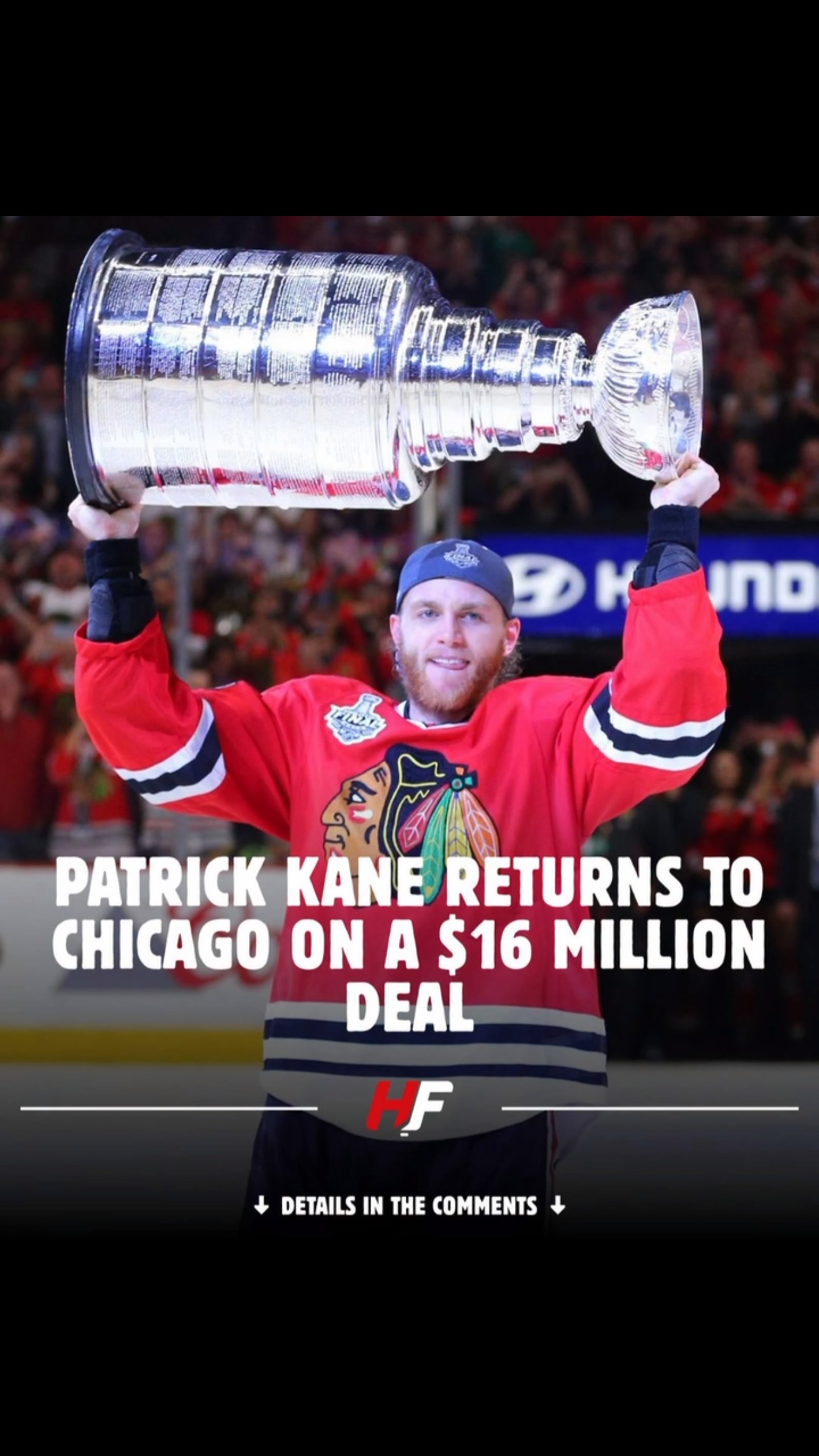 Ok now that the shock has warn off … $8 AAV? @nhlblackhawks just gave a 37 year old a 4 million dollar a year raise ! How do we feel about that ? #effingterrible #hockeyisfamily #nhl