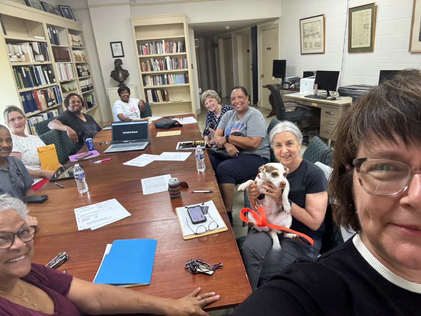 A table of people I love and respect! I have worked with the Orange County African American Historical Society for a few years and I am soooo honored to now be part of their board. This group is just so dedicated to preserving African American History in Orange County and I get to be a part of that.