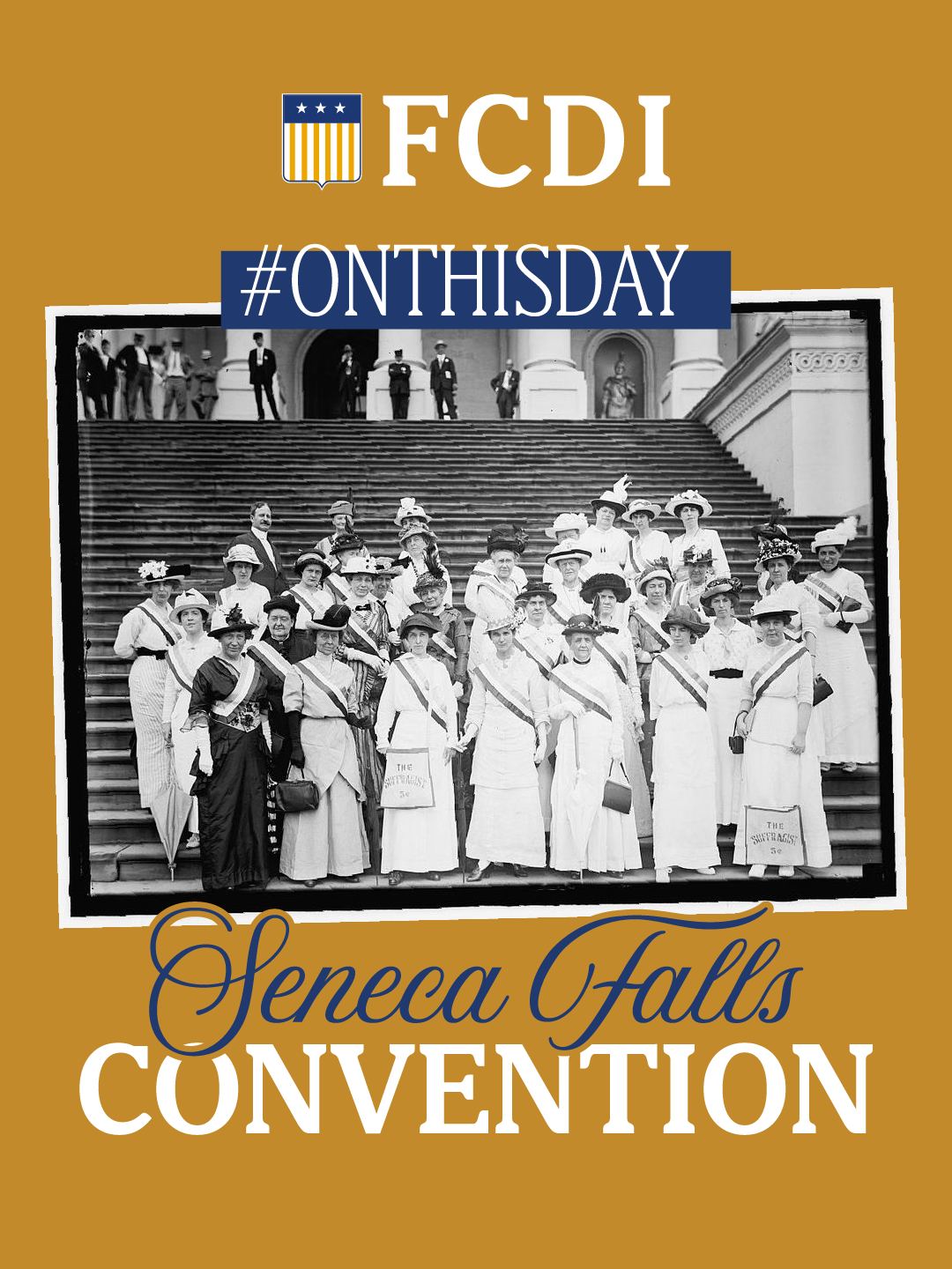 #OnThisDay in 1848, the Seneca Falls Convention convened in Upstate New York. This was the first formal gathering in the United States dedicated to women's rights.
Organized by Elizabeth Cady Stanton and Lucretia Mott, the two-day convention drew nearly 300 attendees who debated and signed the Declaration of Sentiments, outlining demands for equal legal standing, property rights and suffrage. It marked the beginning of a decades-long effort that would culminate in the 19th Amendment in 1920.