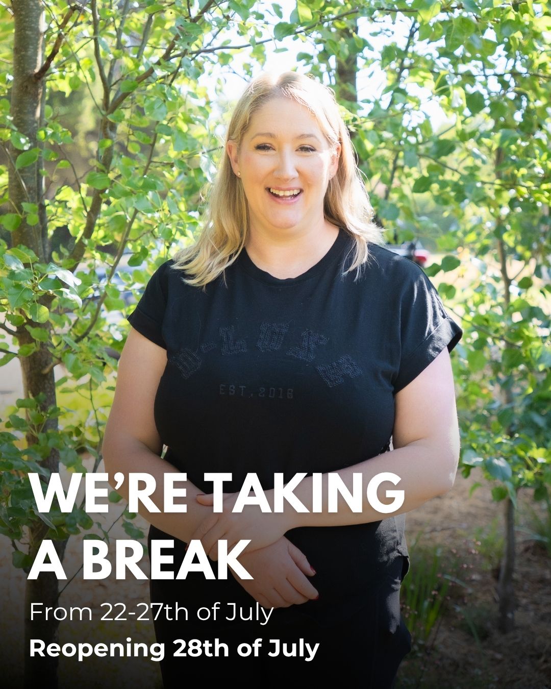 Sam is taking a holiday.
Yes, you read that correctly!!!
The salon will be closed from Wednesday 22 July and Sam will be back on deck Tuesday 28 July. It has been a big year and she is very much looking forward to switching off for a little while.
Bookings are open online as usual at ramai.com.au