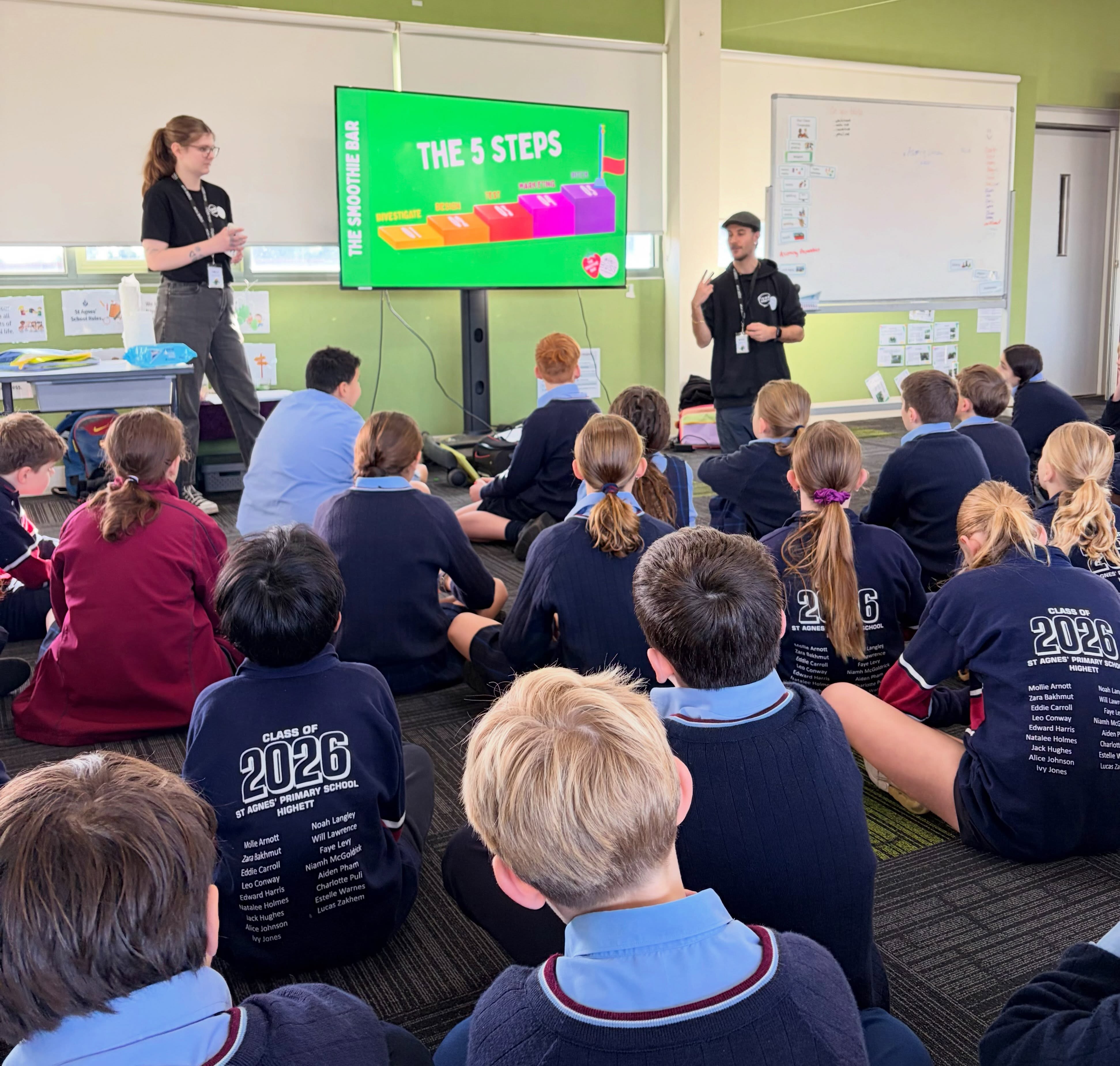We launched our new senior school Business and Economics unit of work in style today through the engaging Mini Boss incursion!
Students stepped into the shoes of young entrepreneurs as they designed, created and sold delicious smoothies, while exploring key economic concepts including budgeting, pricing, supply and demand, and profit. It was a fantastic hands-on opportunity to apply their learning in a real-world context.
We can’t wait to see our students continue to develop their entrepreneurial thinking as they dive deeper into Business and Economics throughout the term. Keep an eye out for our ‘Shark Tank’ projects later in the term. A fantastic start to an exciting unit of learning!