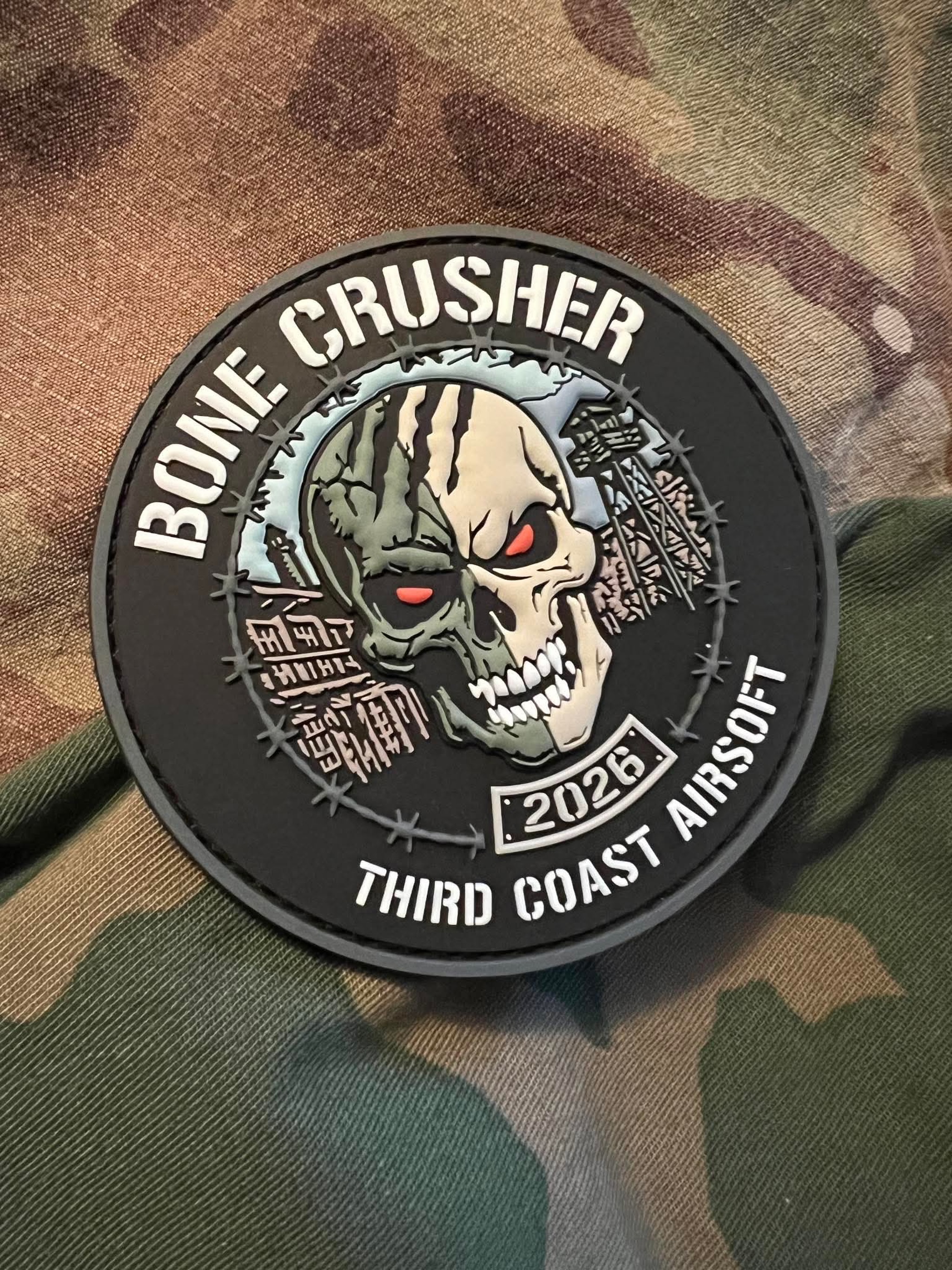 @tacticool_imaging does it again. Epic Bone Crusher patch, get it with your event ticket. The area of operations is set for BONE CRUSHER 2026, get your tickets before they are gone.
Head over to thirdcoastairsoft.com to get yours.
Bone Crusher 2026 at the Cresson Sanatorium and Prison, August 14-16, 2026
@tacticool_imaging @airsoftjunkiez @ggarmament @kiwimilsimfab @ptssyndicate @wolverineairsoftofficial @highpowerairsoft @mosmanufacture @arcturus.tactical @onthegosurplus @corenightvision @lancertactical @doomsdaypark #cherubmilsim @infitac_usa @ftx.tactical @deadendoutfitters @iwa_international_inc @rats_airsoft @gatheringofminds #cherubmilsim