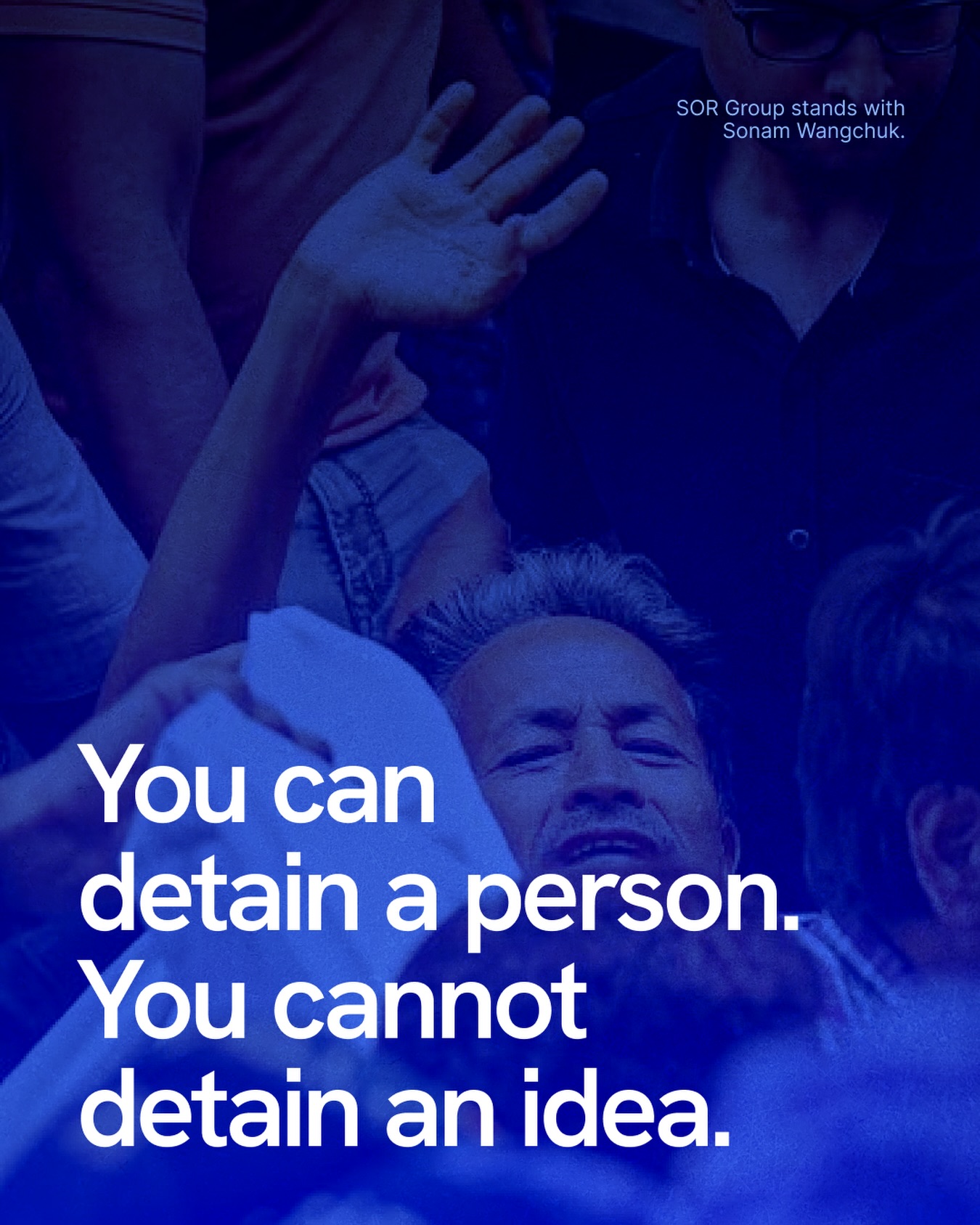 Some moments are bigger than politics.
This is one of them.
We stand with Sonam Wangchuk.