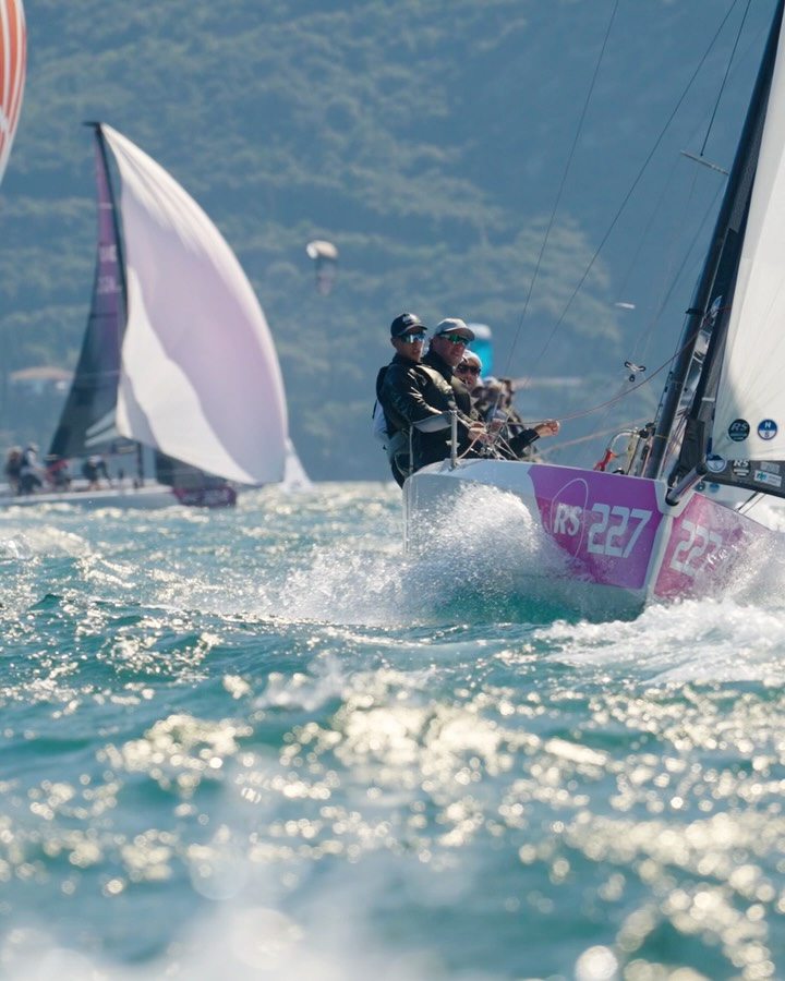 Downwind shots from the Act 4 in Malcesine! 💨