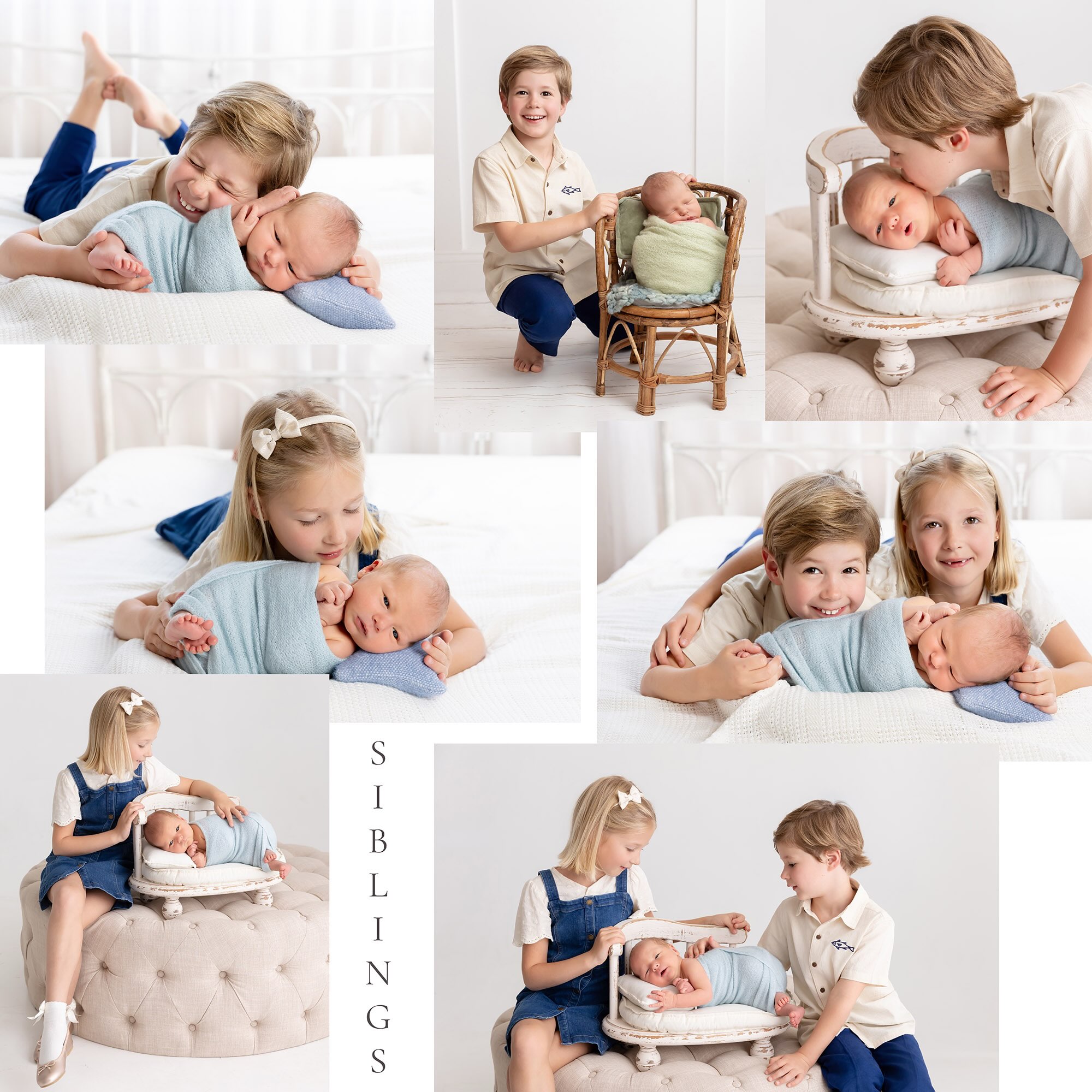 Newborn Studio Session | Siblings #siblingphotography #newbornphotography #newbornphotographer #newbornphotoshoot #sanmateonewbornphotographer