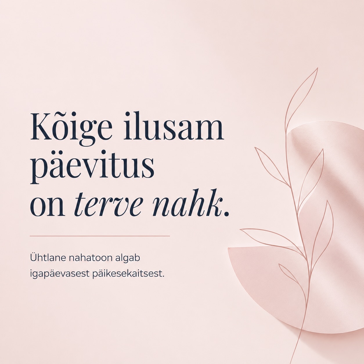 ☀️ Kõige ilusam päevitus on terve nahk.
Suvine jume võib olla ajutine, kuid UV-kiirguse mõju nahale võib jääda aastateks.
Päikesekiirgus kiirendab naha vananemist, lagundab kollageeni ning võib põhjustada ebaühtlast nahatooni ja pigmendilaike. Sageli ei teki need üleöö – need kujunevad välja järk-järgult aastate jooksul.
Kõige tõhusam viis oma nahka kaitsta on lihtne:
🤍 kasuta iga päev laia spektriga SPF 30–50 päikesekaitset,
🤍 uuenda kaitset pikemalt õues viibides,
🤍 pea meeles, et UV-kiirgus mõjutab nahka ka pilvistel päevadel.
Kui pigmendilaigud on juba tekkinud, saab neid sageli edukalt vähendada professionaalsete ravimeetoditega, nagu IPL-fotonoorendus, laserravi või keemilised koorimised. Sobiv raviplaan sõltub alati pigmendimuutuse põhjusest ja naha seisundist.
✨ Terve ja ühtlane nahk ei ole juhus – see on teadlike valikute tulemus.
📍 Medicina Kliinik, Tartu
#medicinakliinik #nahahooldus #päikesekaitse #spf50 #pigmendilaigud