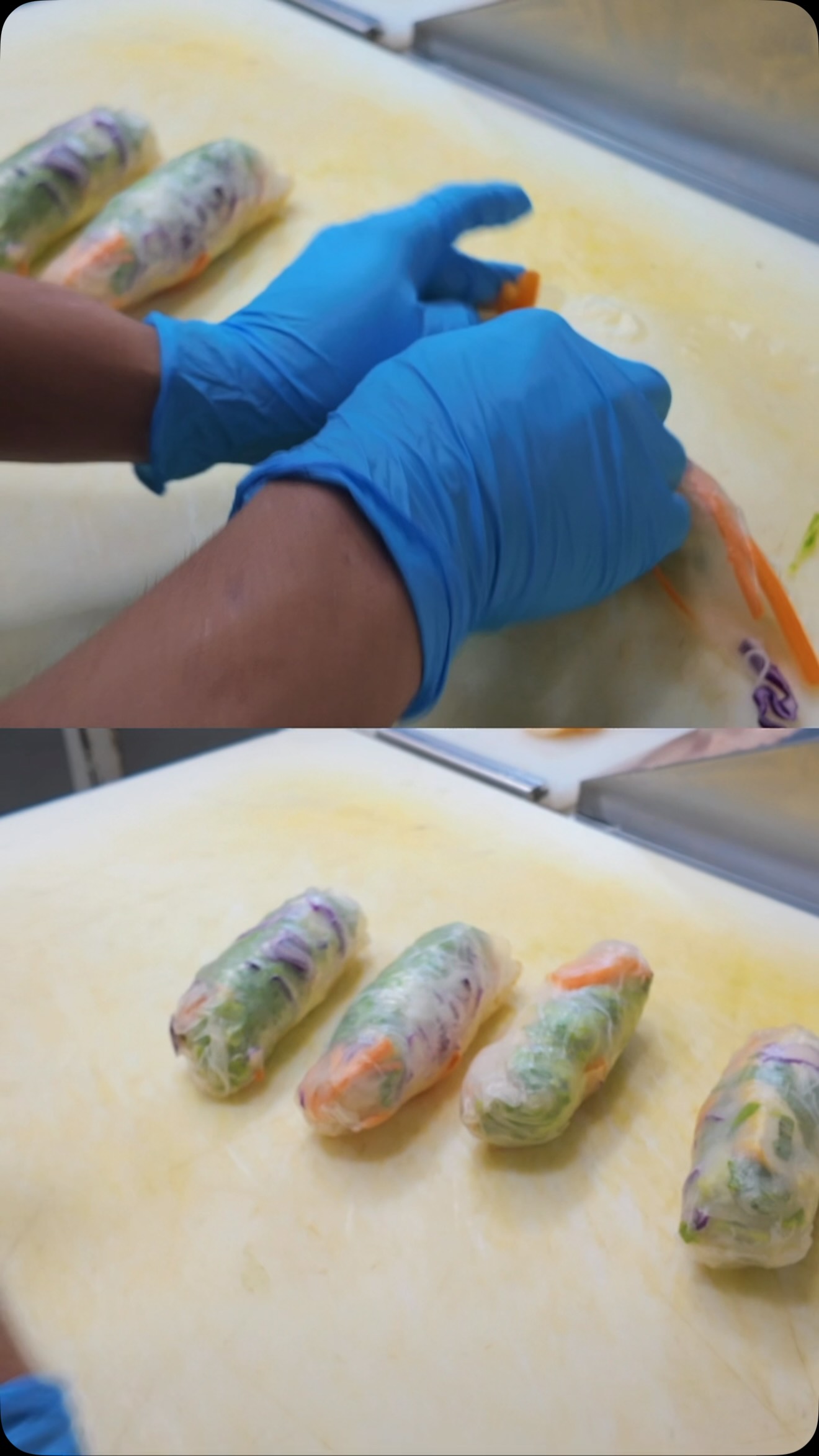 Who doesn’t love the fresh roll!? ฉันชอบกินอาหารไทยมาก Come to try your Thai local here with us!!