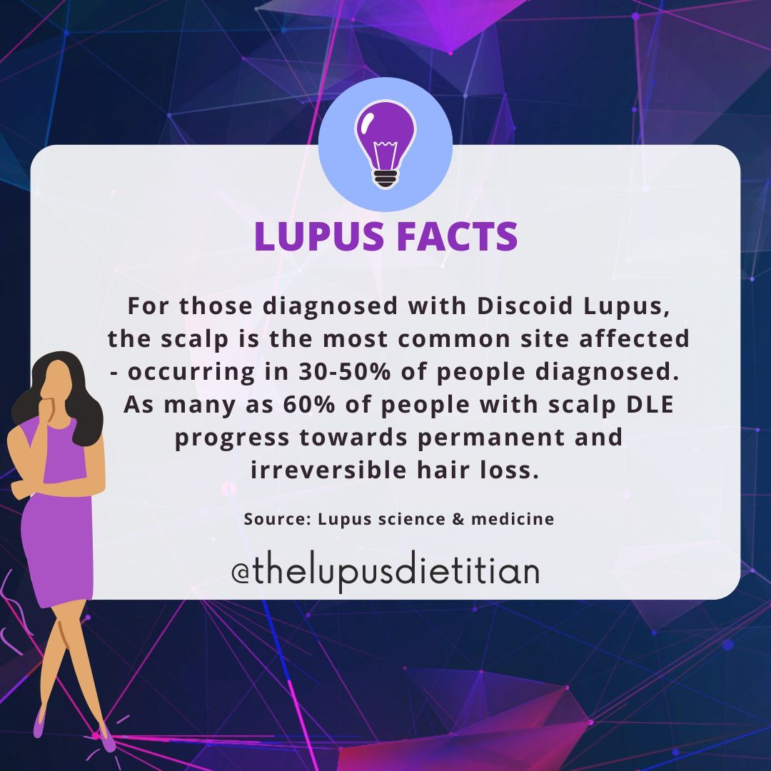 Let's talk about something that doesn't get nearly enough attention in the lupus community โ scalp health and hair loss. ๐ง ๐
If you've been diagnosed with Discoid Lupus Erythematosus (DLE), your scalp is actually the most common site affected, impacting 30โ50% of people living with this condition. And yet, so many people feel blindsided when it starts happening to them. ๐
Here's what makes it even more heartbreaking โ as many as 60% of people with scalp DLE can progress toward permanent, irreversible hair loss if the inflammation goes unmanaged. That's not a small number. That's the majority. ๐ฅโก๏ธโ
Hair loss is so much more than a cosmetic issue. It affects your identity, your confidence, and your mental health in ways that are incredibly real and valid. Whether you're noticing patchy thinning, scarring, or changes in texture โ your feelings about it matter. ๐๐ช
So what can you do? ๐
Early detection and consistent management are everything. Getting ahead of active lesions on the scalp before scarring sets in is key. This means staying connected with your dermatologist and rheumatologist, advocating fiercely for yourself at every appointment, and not dismissing changes in your scalp as "just stress." ๐ฉบโ
You are not alone in this, and your experience deserves to be seen and heard. Drop a ๐ below if this resonated with you or tag someone who needs to hear this today.
#LupusWarrior #LupusAwareness #Lupus #AutoimmuneDisease #LupusDiet