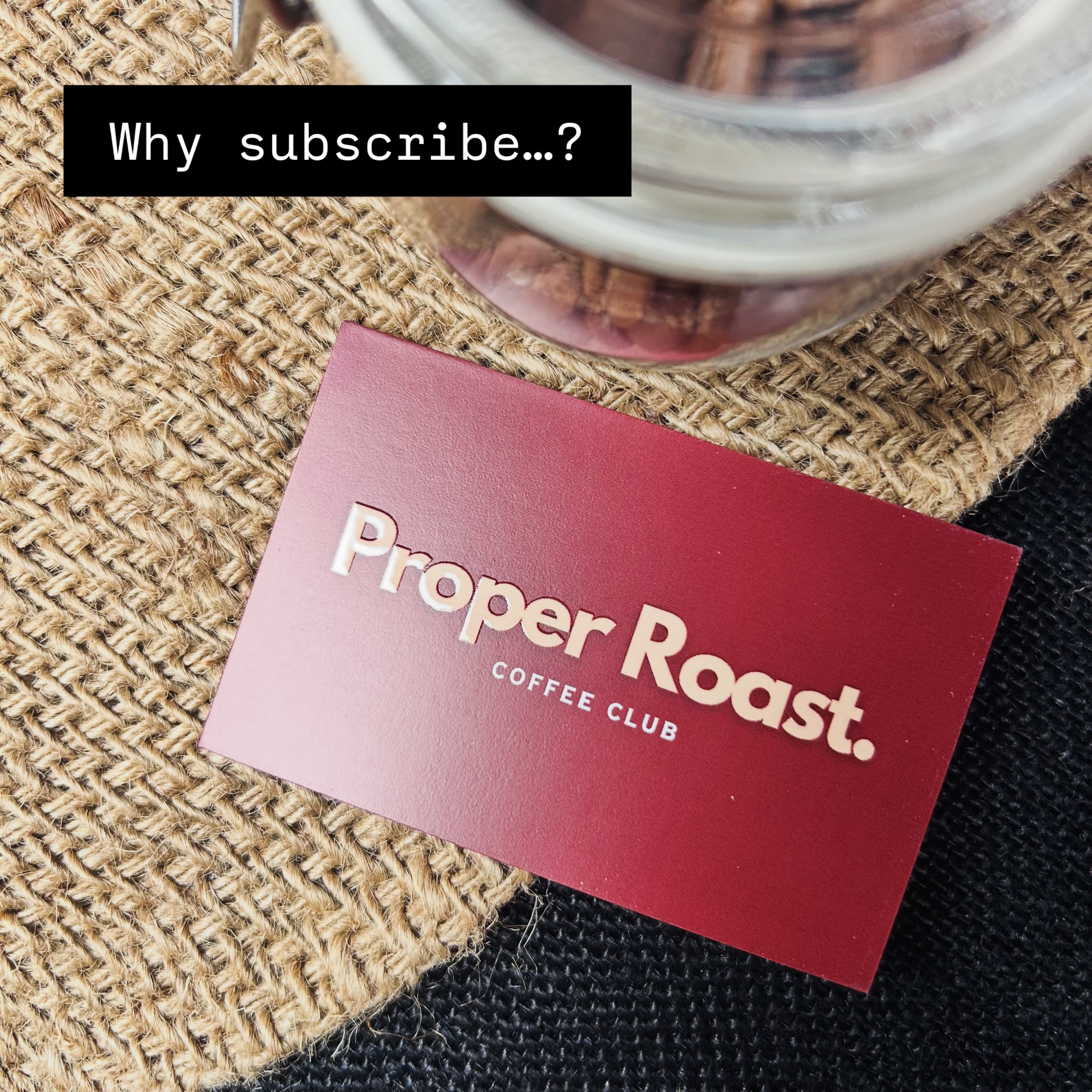 Join the Proper Roast Coffee club and get 50% off your first subscription with code COFFEECLUB