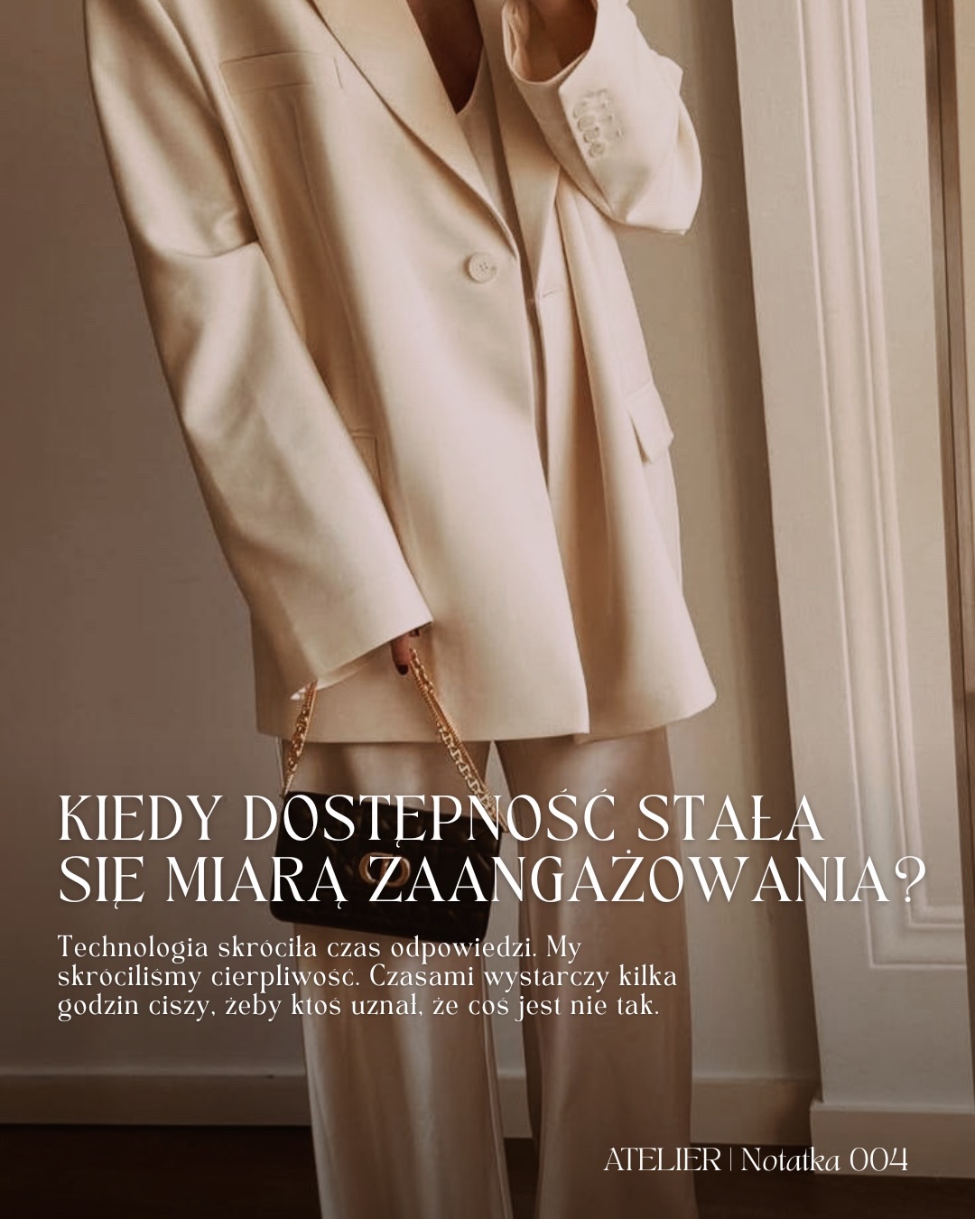 Są odpowiedzi, które powstają w kilka sekund.
Są też takie, które potrzebują jednego spaceru.
Technologia skróciła czas odpowiedzi.
Czy razem z nią skróciliśmy także cierpliwość?