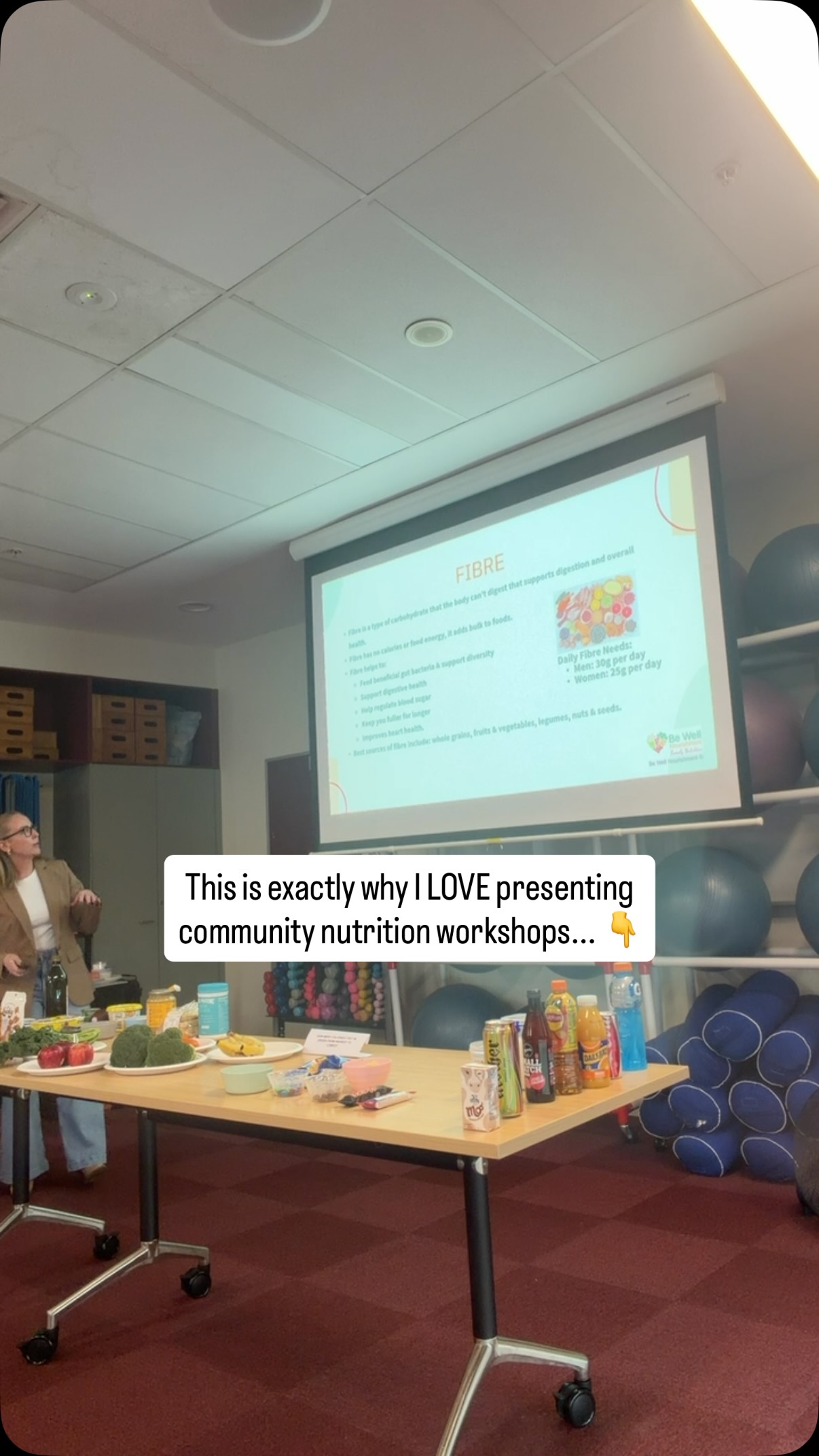 Yesterday I had the pleasure of presenting my Gut Health Workshop at Pines Learning, and I left feeling so grateful.
One of my favourite parts wasn’t just sharing the science- it was seeing people become genuinely curious.
The conversations about how the information applied to their own lives.
That’s exactly how I believe nutrition education should be.
Not a lecture telling people what they should eat...
But practical, evidence-based education that helps people understand why nutrition matters and gives them realistic strategies they can actually use.
Whether I’m presenting on:
🦠 Gut health
👨👩👧 Family nutrition
🥦 Picky eating
🏃 Sports nutrition
👵 Healthy ageing
My goal is always the same—to make nutrition simple, engaging and achievable.
A huge thank you to Pines Learning for having me and to everyone who attended and made the session so interactive and enjoyable. ❤️
If you’re looking for an engaging nutrition speaker for your community group, neighbourhood house, council, school, sporting club or workplace, I’d love to help. Every workshop is tailored to suit your audience and their goals.
👉 Get in touch to chat about bringing practical, evidence-based nutrition education to your community.
#guthealth #nutritionworkshop #communityhealth #nutritionist healtheducation