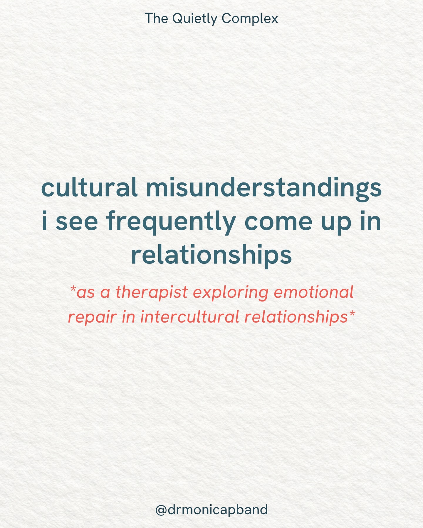 In intercultural relationships, it’s important to talk about the cultural differences we navigate with our own partners.
Not the dramatic ones. The quiet, more persistent kind - the unspoken rules that are perfectly legible to us and entirely invisible to the people we love. When these differences go unnamed, the conclusions form quickly. What’s happening is two different survival logics in the same relationship, each reading the other through the lens of what it was taught to value.
#interculturalrelationships #interracialrelationships #interracial #relationships #relationshipadvice