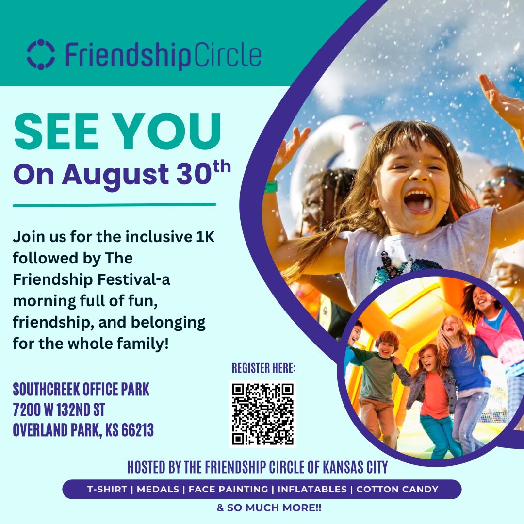 Join us for the Friendship 1K & Friendship Festival—a morning dedicated to building a more inclusive community where everyone belongs. 💙
Whether you walk, run, roll, volunteer, or come to enjoy the festival, there’s something for everyone. Bring your family, invite your friends, and help us celebrate the power of friendship.
Register today at the link in our bio. We can’t wait to see you on August 30!