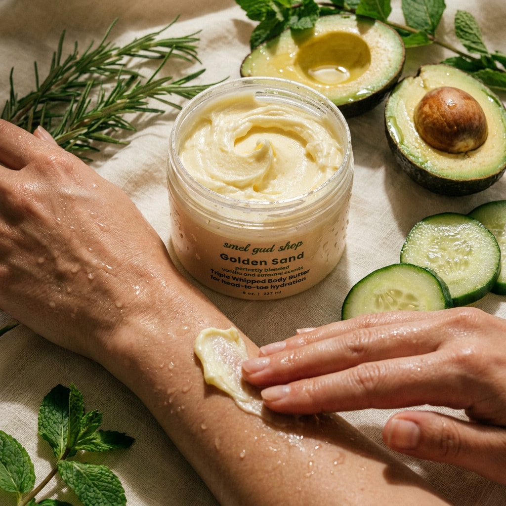 Summer skin deserves more than just moisture—it needs nourishment. Our Golden Sand Triple Whipped Body Butter is crafted with real, plant-based goodness to keep you dewy all season long. ✨ Refresh your routine at the link in our bio!
#PlantBasedBeauty #SummerSkincare #CleanBeauty #DewySkin