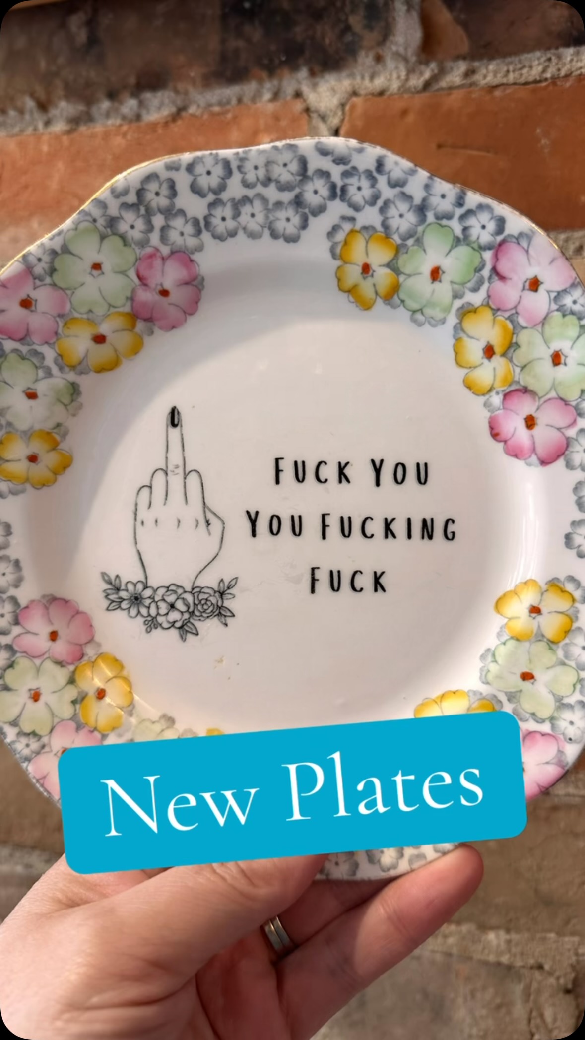 New plates ready in time for the @warkworthmusicfest this weekend.
You like them with naughty words so I made quite a bunch of them. 😮
Come for a visit at 28 Main St and see what’s new in store!