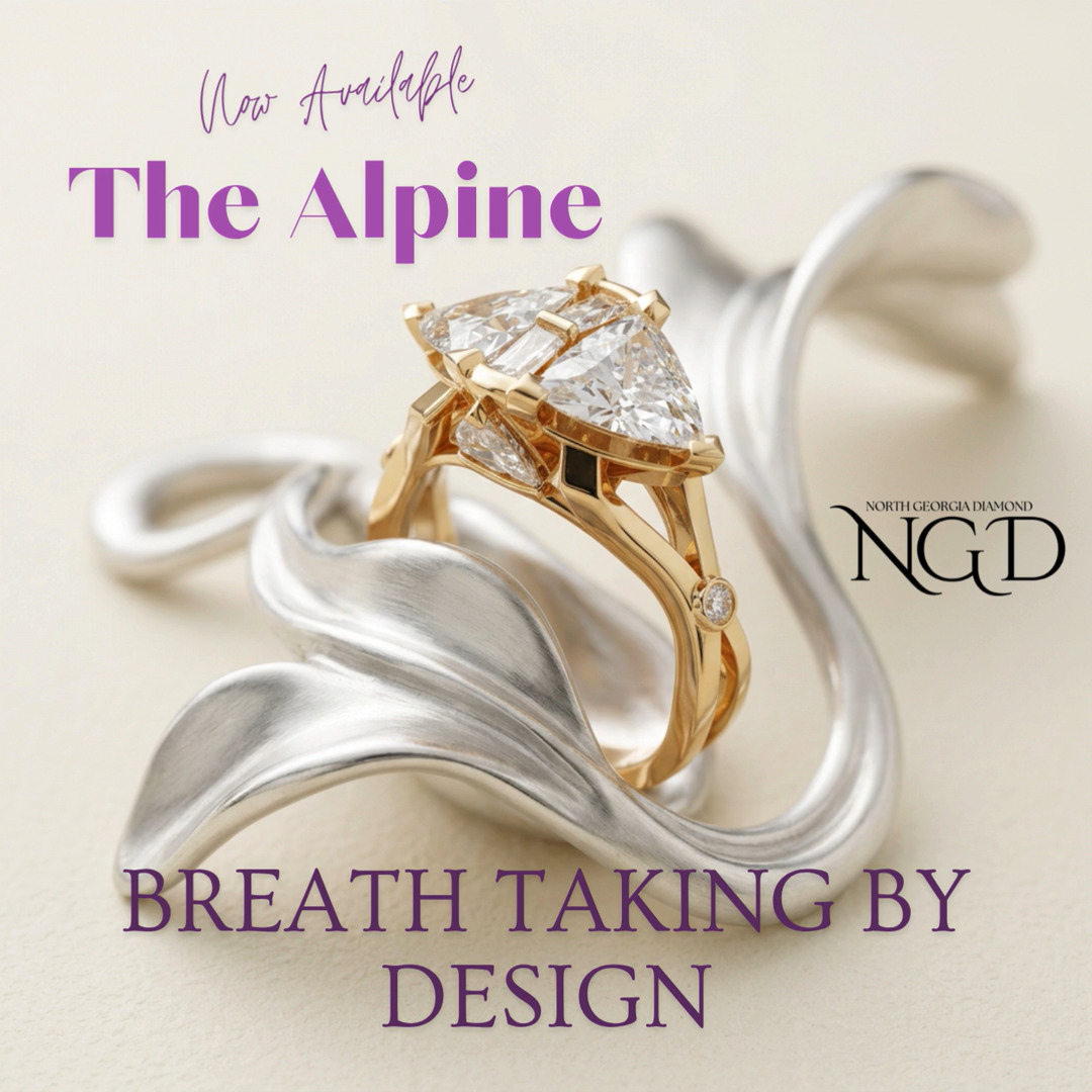 Since 2004, North Georgia Diamond has been part of your most precious milestones. Today, we are proud to unveil our latest masterpiece:
The Alpine
Designed to evoke the strength and majesty of the mountains. The Alpine features breathtaking center stones held in a meticulously setting.
While pictured in our signature 14k yellow gold, this piece is also available in stunning white gold and romantic rose gold to suit your personal style.
Whether you are visiting us locally or shopping our online store, we are here to make your proposal unforgettable.
https://northgeorgiadiamond.com/products/the-alpine-engagement-ring
#Northgeorgiadiamond #TheAlpine #bridal #finejewelry #ShopLocalGa #proposalinspiration