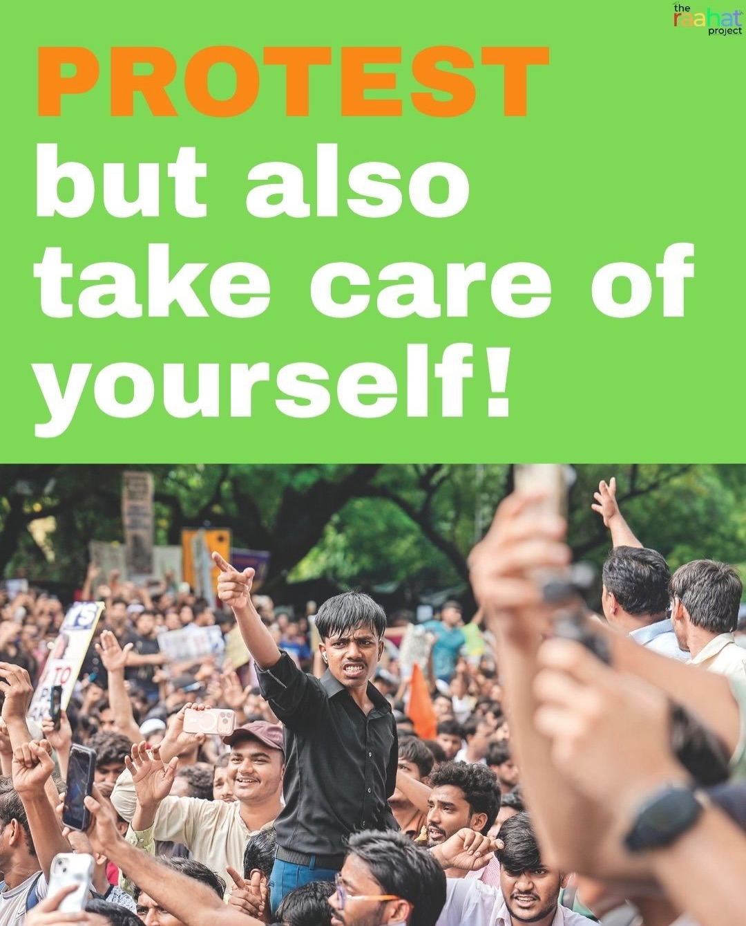 Behind every protest is a person carrying something you can’t always see. Anger, fear, hope, exhaustion…it’s a lot to hold. Check in on yourself. Check in on each other.
#jantarmantarprotest #paperleak #cjp