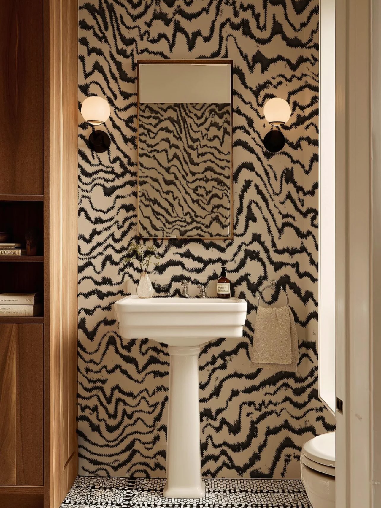 Contrast is one of the easiest ways to add depth to a room.
A space doesn’t need to be filled with colour to feel layered—but it does need moments of tension.
A deep, moody wall against a pale textile.
A graphic stripe beside an organic pattern.
Warm wood against cool colour.
A saturated accent surrounded by quieter tones.
These contrasts create rhythm. They draw the eye around a room, give each element something to play against, and make a space feel collected rather than flat.
Lately, I’ve been especially drawn to bold patterns and high-contrast colour combinations—the kind of rooms that feel a little unexpected, a little collected, and full of personality.
Good design isn’t always about making everything coordinate. Sometimes, it’s about finding the right things to put in conversation with each other.
Images sourced from Pinterest and shared for design inspiration and commentary; all rights belong to their respective creators.
#niksenmoods
#designwithme