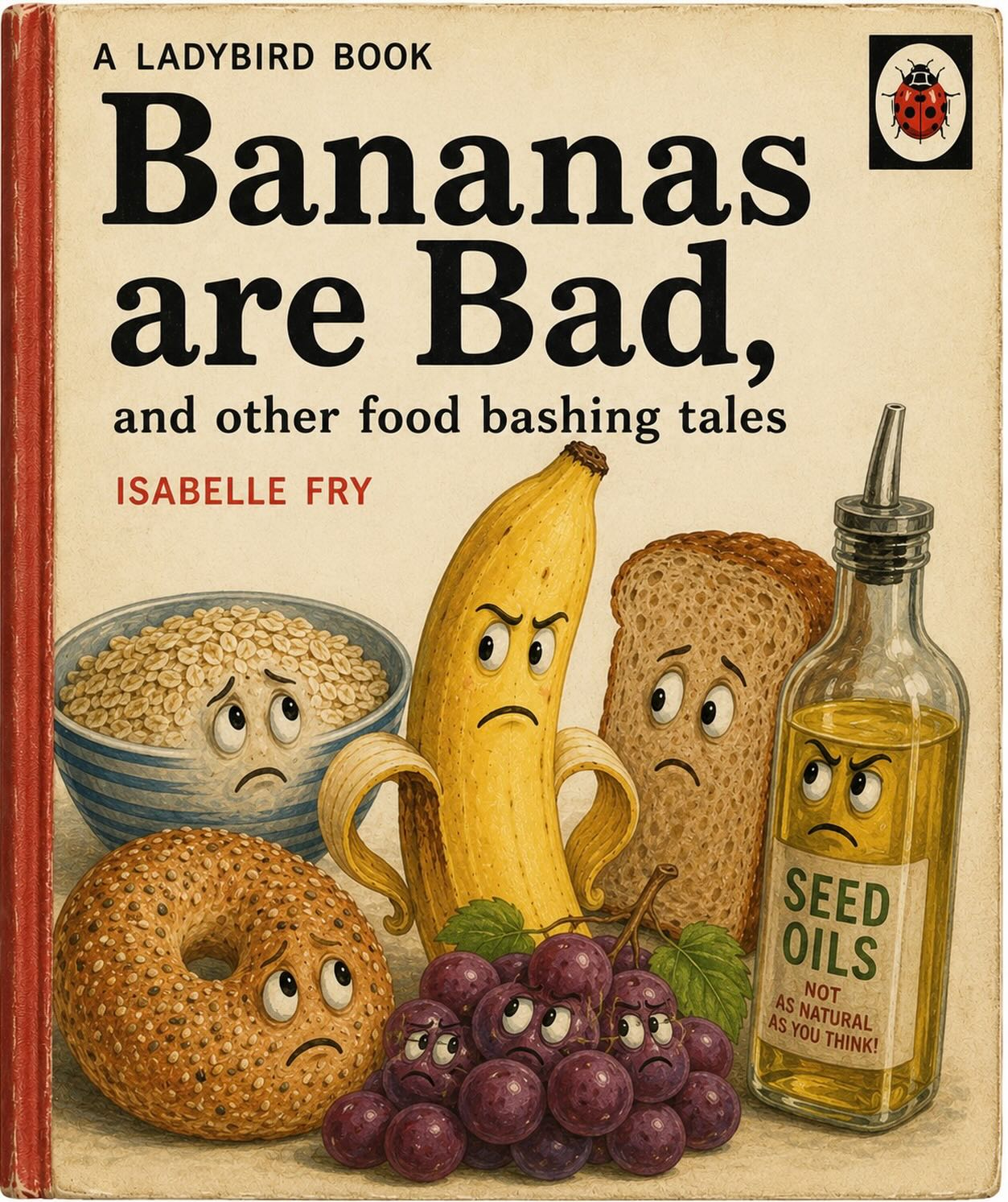 🍌 Bananas, oats, seed oils, grapes, carbs!!! They’ve had such a hard time.
They’ve had so many tales written about them…so I thought i should write a book!
Would you read it?
🤪 I’m not a big AI user but I couldn’t resist.
#foodmyths #menopausedietitian #hrt #midlifenutrition
Perimenopause