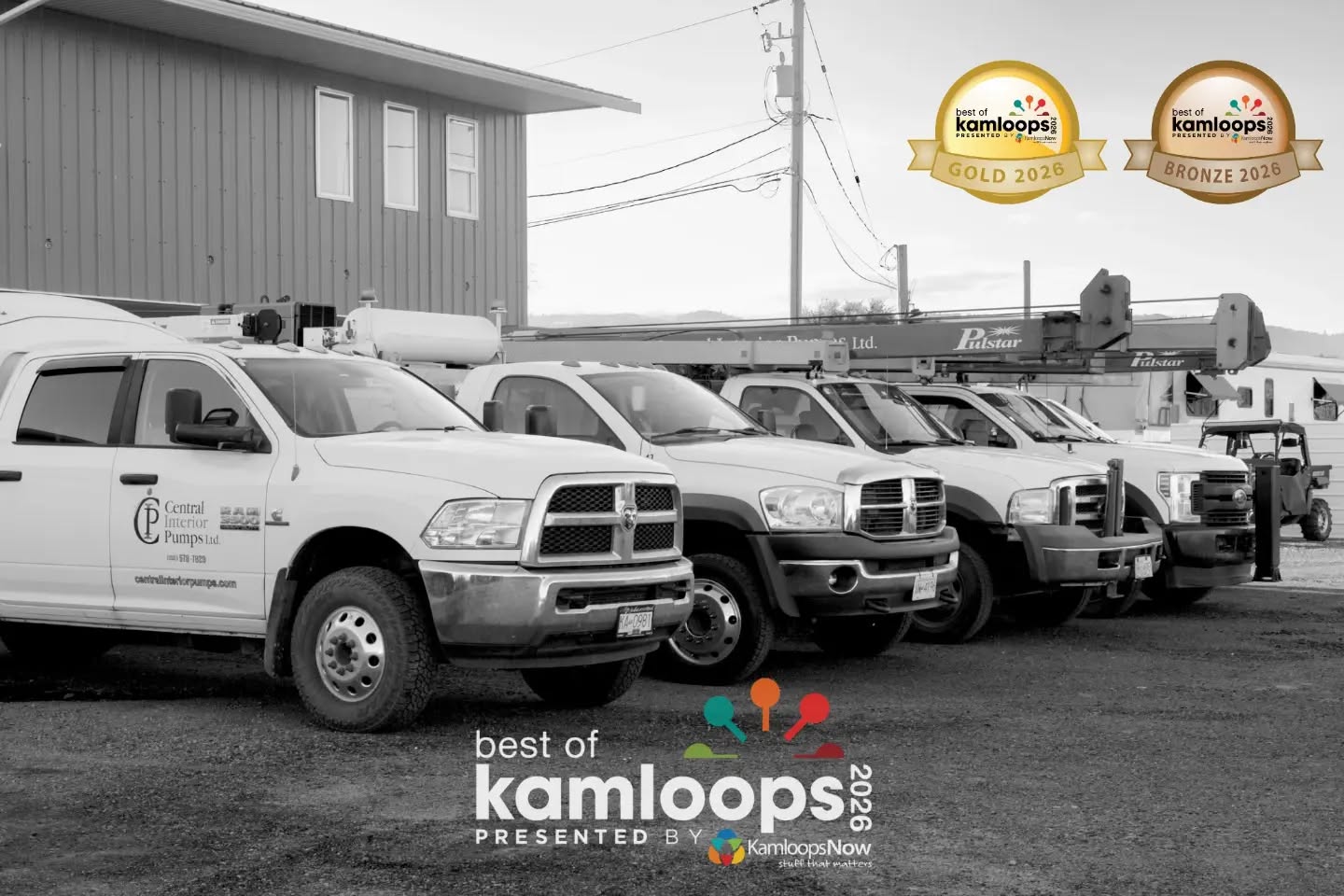 Big thanks, Kamloops! 🏆✨
We're incredibly grateful to once again be recognized in the Best of Kamloops 2026 Awards - taking home Gold in Property Services & Maintenance and Bronze in Home Services! 🎉
This recognition means so much to us, and it's all thanks to the amazing people who support our local business every day. 💛
💧 To our incredible clients: Thank you for trusting us with your water systems and continuing to choose Central Interior Pumps. Your support allows us to do what we love.
🤝 To our suppliers, contractors, and industry partners: We truly appreciate the relationships we've built together. Your support helps us provide the best service possible.
👷♂️ To our hardworking team: This award belongs to every one of you. From the office to the field, early mornings, emergency callouts, and long days - you show up every day with dedication, and we couldn't be prouder of what we've built together.
👏 Congratulations as well to all of this year's nominees and winners. We're proud to be part of such a strong local business community and are honoured to serve Kamloops and the surrounding area.
Thank you for another incredible year! 💙
#kamloops #kamloopsbc #bestofkamloops #supportlocal #kamloopsbusiness