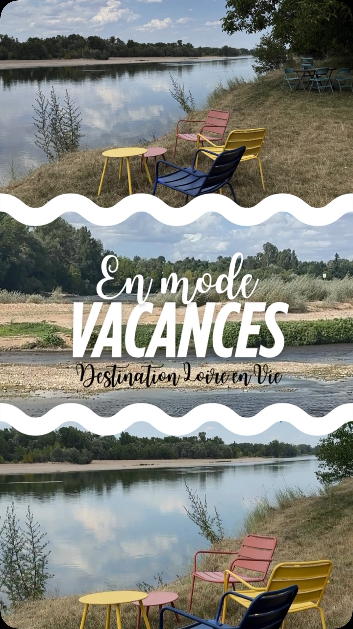 Voilà c’est le moment de recharger les batteries en se reconnectant à la nature.
Prendre le temps et profiter simplement.
Vive les vacances loin de la foule !
#loire #vacances #ete