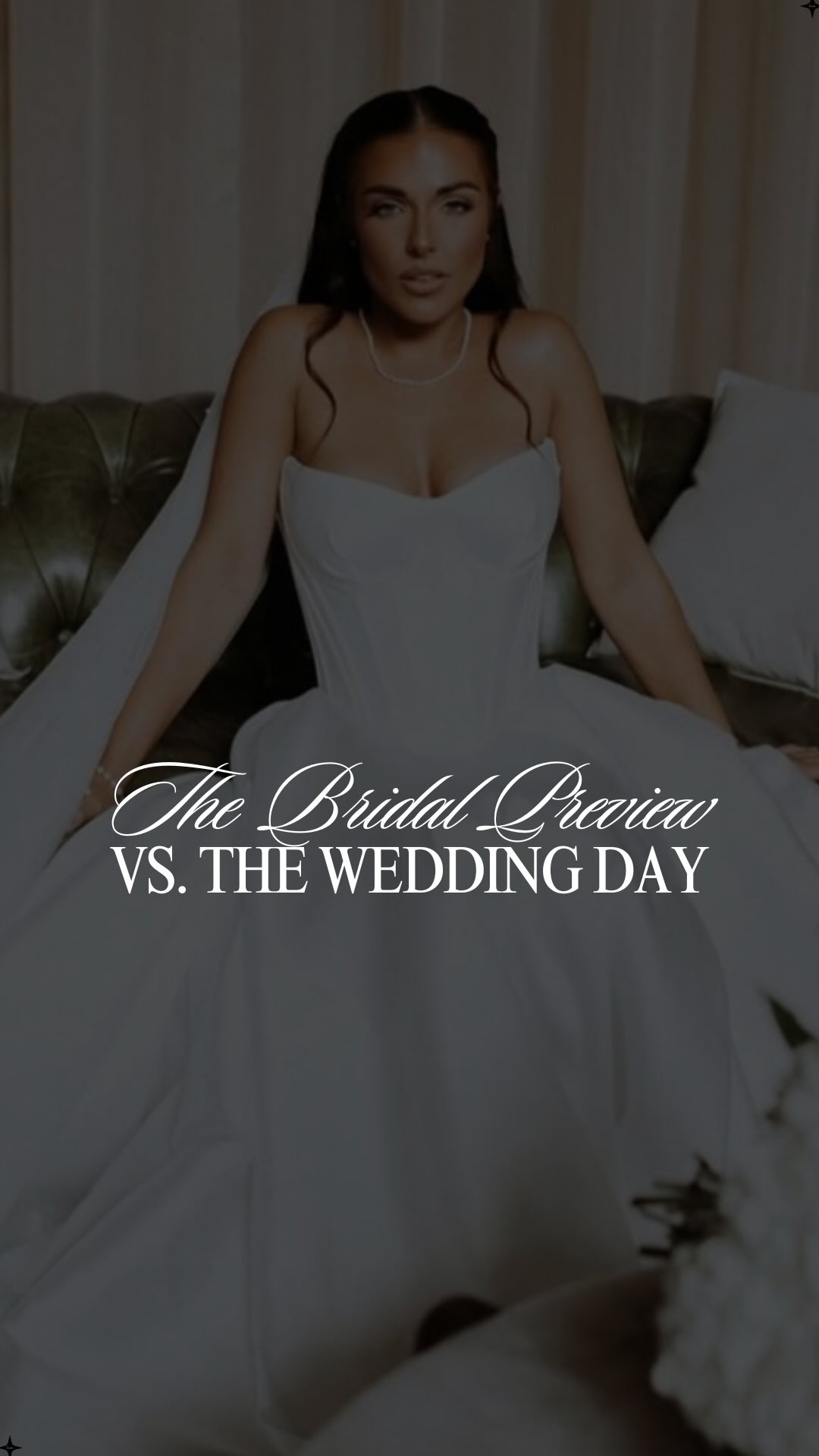 Bridal Preview vs. Wedding Day… Why do they sometimes look different?
There are so many factors that can completely change the finished look.
• Spray tan: If you plan on having a spray tan for your wedding, I highly recommend having one for your bridal preview as well. A tan creates warmth, enhances bronzed glam, and can completely elevate the finished makeup.
• Hair styling: Wearing your hair styled similarly to your wedding day helps you see the entire vision come together. Makeup always feels more complete when it’s paired with the hairstyle you’ve been imagining.
• What you wear: Throw on something white or bridal-inspired. It sounds simple, but it instantly helps you visualize yourself as a bride—and if you’re wearing something off-the-shoulder, we can even add a little glow to the shoulders and décolletage.
• Your vision may evolve. And that’s completely normal.
Some brides come in wanting full glam and realize they want something softer. Others start soft and ask me to elevate it on the wedding day. Sometimes it’s a few small tweaks, and sometimes it’s an entirely new direction. That’s exactly what your bridal preview is for.
If you leave your preview wishing something was different, tell your artist. We can’t read minds, but we can collaborate. Whether it’s adjusting the eyes, changing the lip, adding more glow, or creating an entirely different look, that’s what we’re here for.
And finally…
There is just something about wedding day magic.
The dress.
The flowers.
The jewelry.
The hair.
The veil.
The emotion.
Everything comes together, and somehow… it always feels even more beautiful than the preview.
And if you loved everything at your preview, rest assured—I have every detail documented so we can recreate your look with confidence
Your bridal preview builds the vision.
Your wedding day brings it to life. 🤍
#pittsburghmakeupartist #pittsburghwedding #bridalmakeup #pittsburghbrides #pittsburghbrides