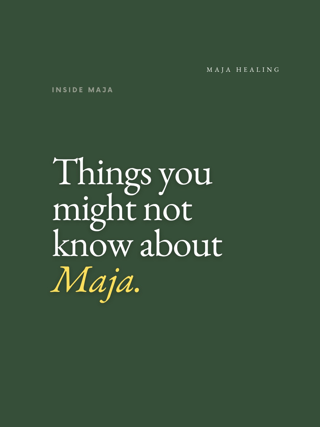 From the outside, most people only see the sessions.
But there is so much more that shapes what Maja is.
The conversations between therapists.
The small traditions that have become part of our culture.
The way we keep learning.
The care that goes into preparing each space before someone arrives.
These things rarely make it onto Instagram, but they’ve always been part of how we work.
As we approach Maja’s ninth anniversary, we thought it was the right time to share more of what happens behind the scenes.
Welcome to Inside Maja.
If there’s something you’ve always wondered about Maja, our therapists, or how we work, leave your question in the comments. It might be part of a future Inside Maja.