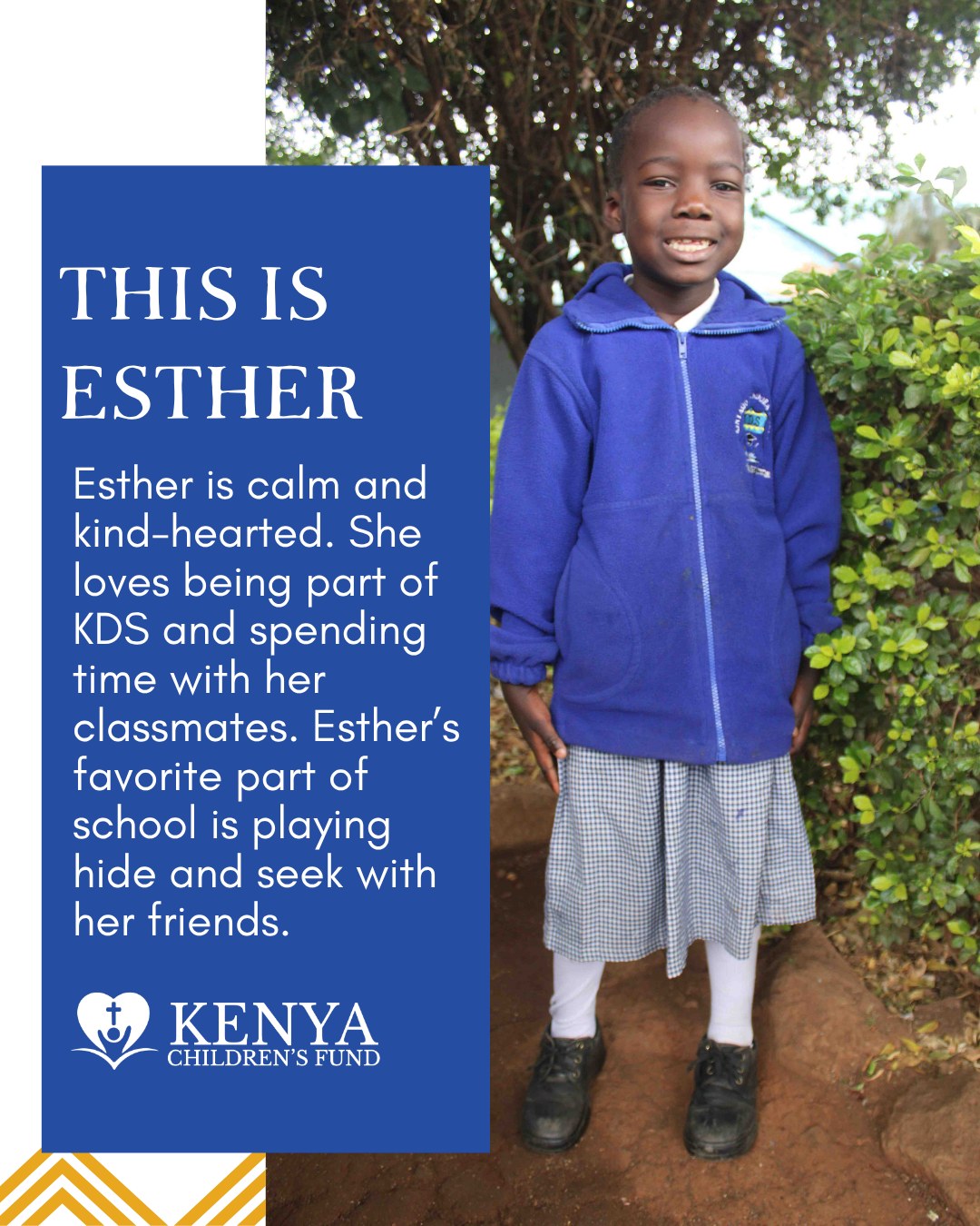 For Esther, a sponsorship means more than a seat in a classroom. It means healthy meals, access to medical care, daily encouragement, and a Christ-centered education that opens doors for her future. 💙
Sponsor Esther through the link in our bio.