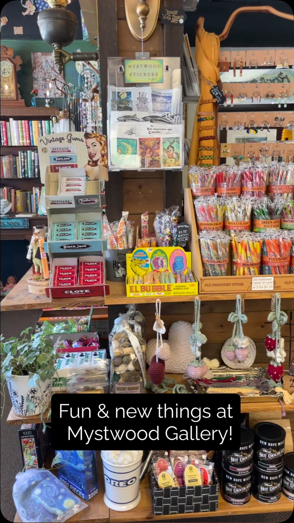 Come on and see what’s fun & new at Mystwood Gallery! #shopsmallbusiness #unique #giftideas #supportlocalbusiness #art