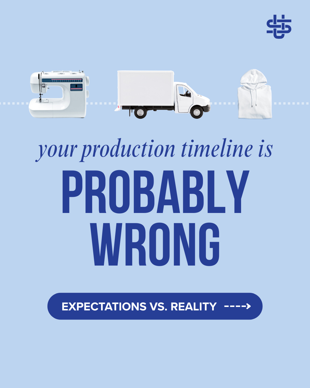 Production timelines are where optimism meets reality. (Too harsh?)
Sample approval takes longer than expected.
Factories run on their own schedule.
QC flags things at the worst possible moment.
Shipping has opinions too.
But none of this means your launch is doomed! It means you need a plan that accounts for reality, not the version you're hoping for.
Planning production? Let's build a realistic timeline. DM us.
#apparelproduction #productdevelopment #apparelbusiness #productiontimeline
