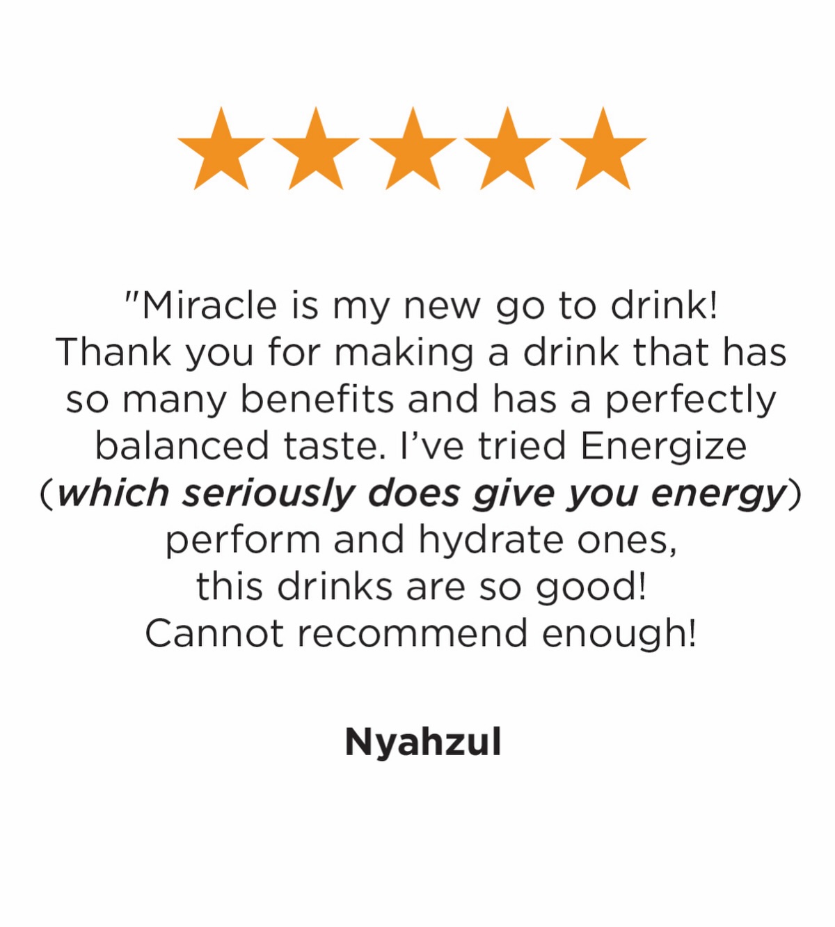 ⭐️⭐️⭐️⭐️⭐️
We are very grateful for this wonderful feedback!
-
-
-
#seabuckthorn #premiumdrink #noaddedsugar #onthego #drinkyourvitamins