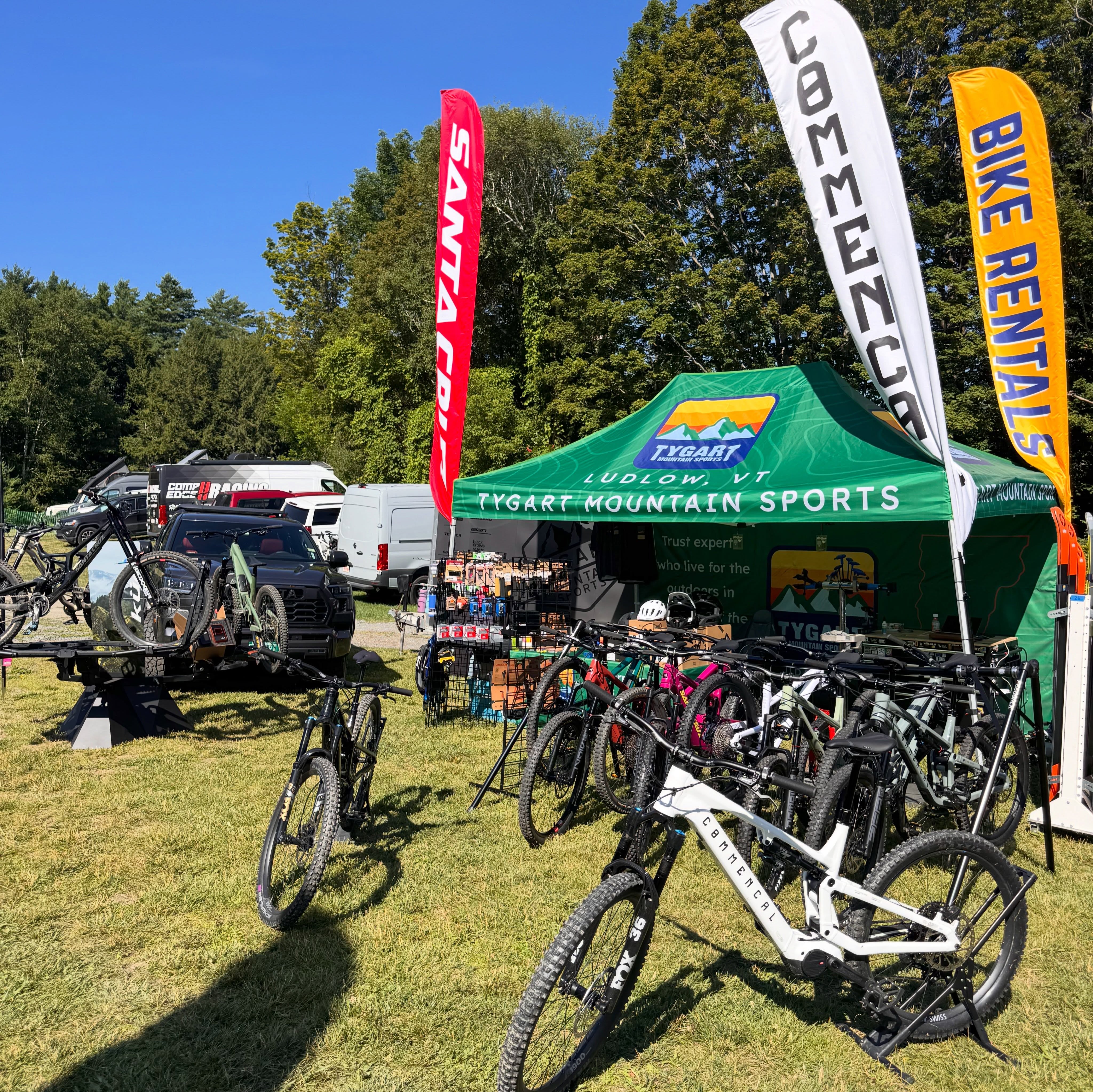 We out here!!!! Come join us at @flowstatemtbfest #mtb #vermont #ride #bikefest