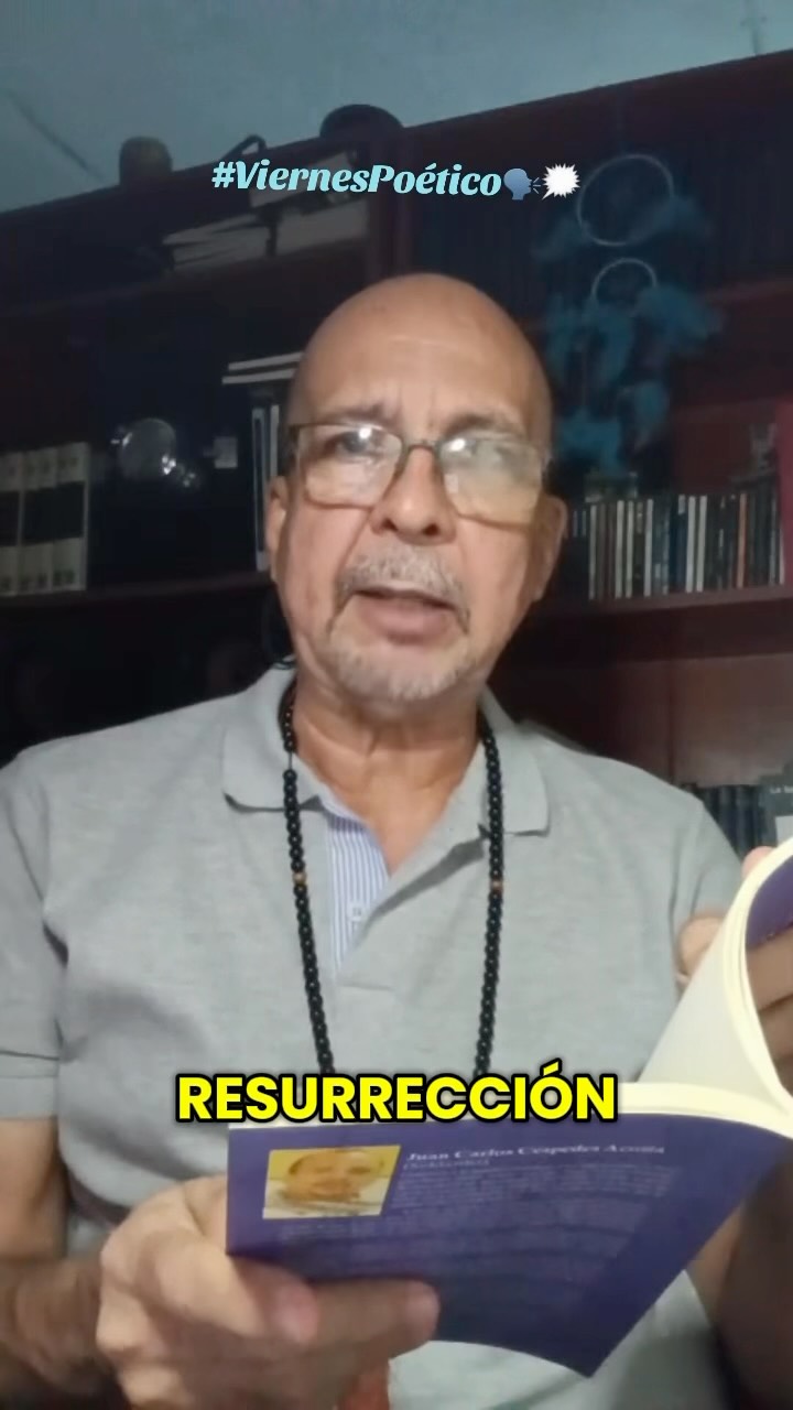 #ViernesPoético🌹
Nuestro invitado de este #ViernesPoético es @siddarthapoeta 🤩:
👏👏Una voz poética intensa y libre, donde la reflexión, el criterio y la libertad se entrelazan en versos potentes.
🌟✍️Juan Carlos Céspedes es escritor
y poeta. Tallerista de Literatura.
Abogado. Expresidente del Parlamento de
Escritores. Director Revista La Urraka V director del Taller literario Hojas de hierba.
#poesíaenvozalta #escritoresypoetas #LaChaza