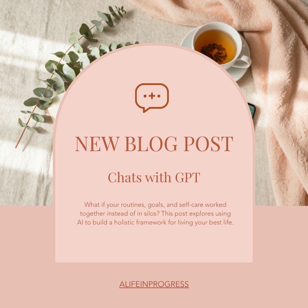 New blog post #alifeinprogressblog