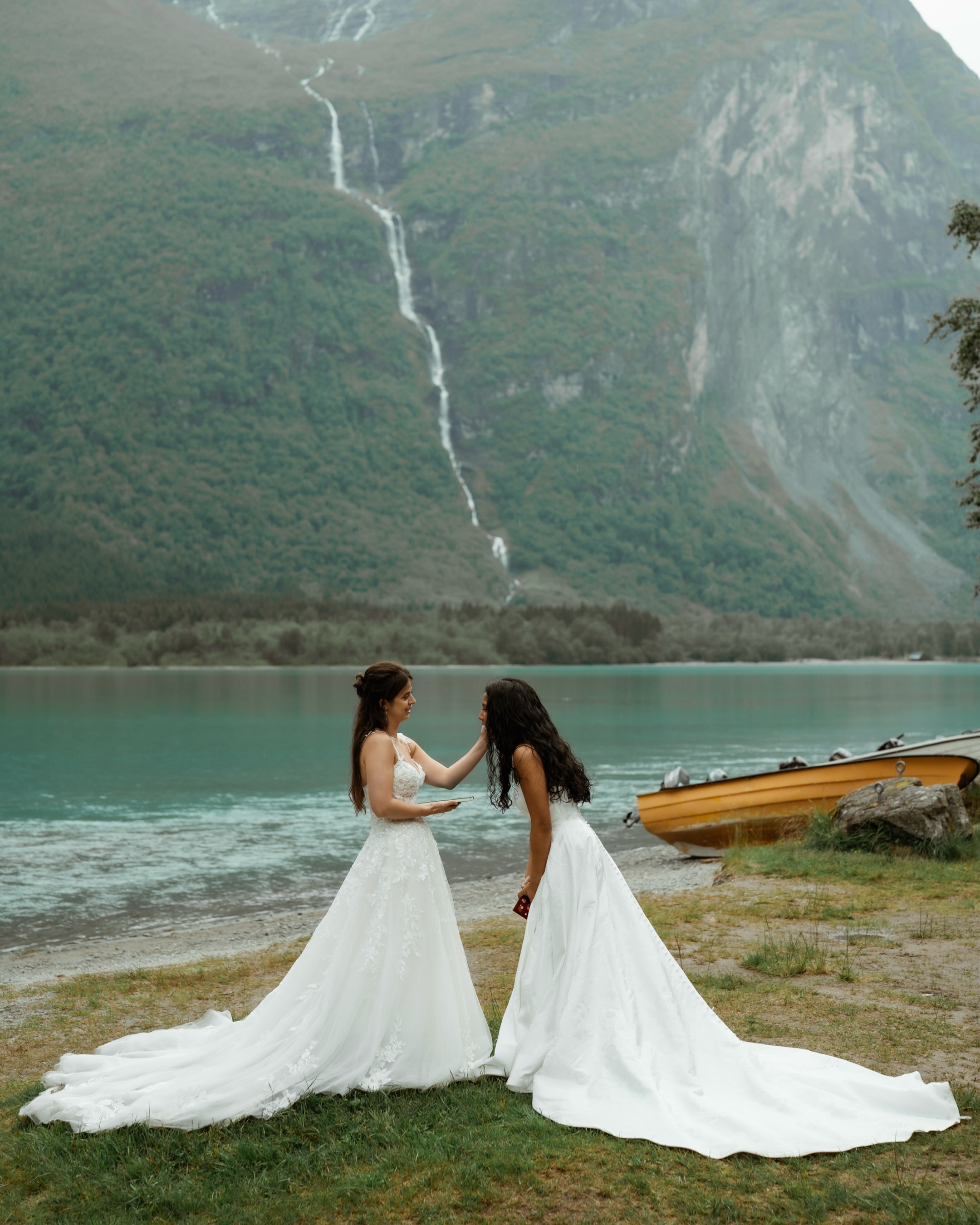 Talk about a DREAM elopement 🥹
When Michaela (she/her) & Vanessa (she/her) reached out about eloping in Norway… we were ALL IN.
What followed was months of WhatsApp voice notes, video calls, and back-and-forth planning to bring their vision to life. Then finally - just the 4 of us, 6 hours, 3 epic fjord locations, and two people utterly in love.
There was laughter. There were tears (from all four of us, no shame). And honestly? The most dramatic, jaw-dropping scenery we’ve ever had the honour of documenting.
Swipe through for the moments that made us cry behind the camera 🖤
Forever grateful to Michaela & Vanessa for trusting us with their vows, their story, and one of the best days of our year.
And YOU are wanting to organise an elopement like this, we’ve just created a blog with the “how to” from this epic elopement! (🔗 in bio)
#norwayelopementphotographer #norwayelopement #destinationwedding #lovatnetlake