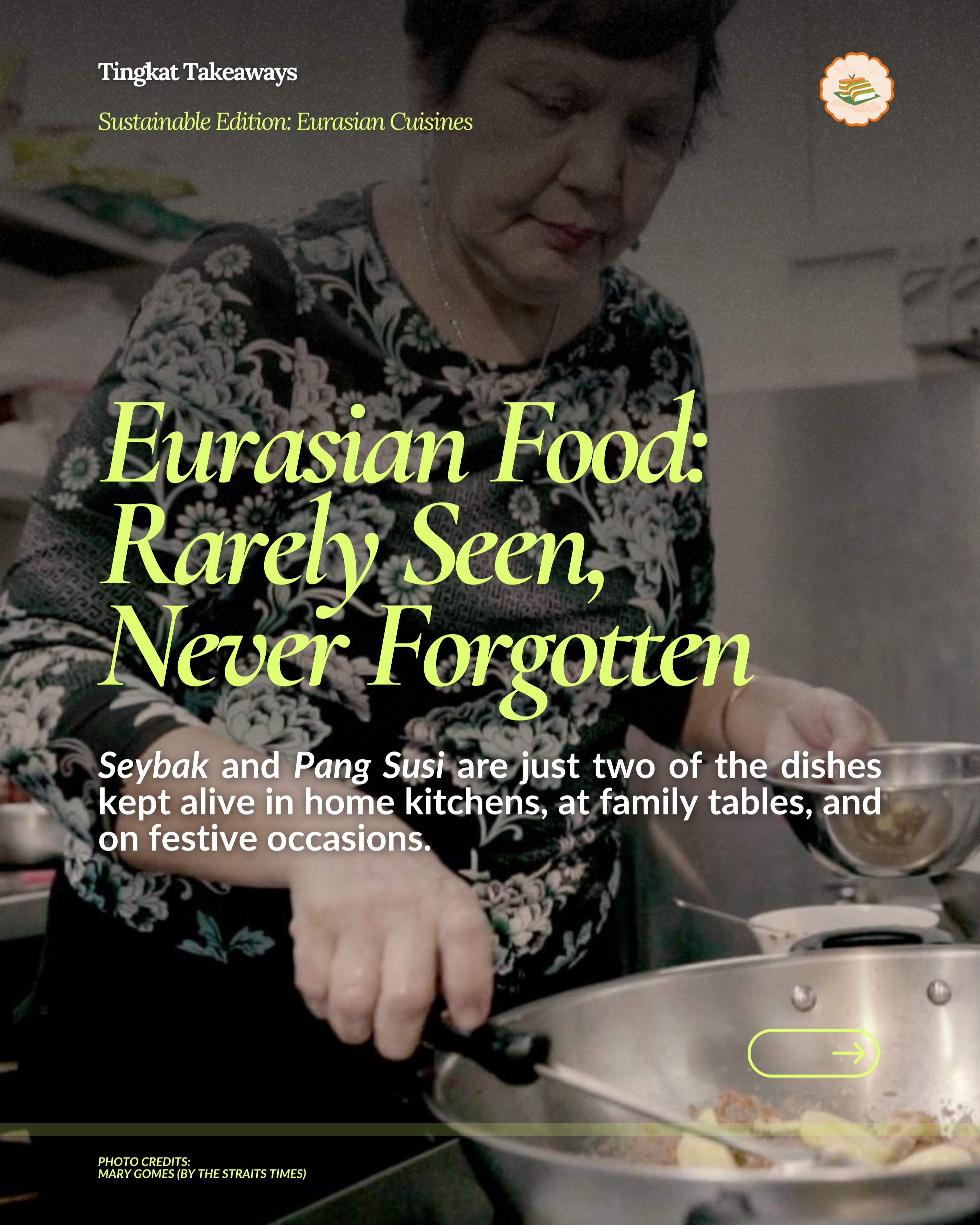 Some of Singapore's rarest dishes aren't disappearing because they don't taste good.
They're disappearing because the people who know how to make them are getting fewer.
For many Eurasian families, recipes like Seybak and Pang Susi were never written in cookbooks. They were learned by watching grandparents in the kitchen, remembered by taste, and prepared for family gatherings and festive celebrations.
Beyond the flavours, these dishes tell a story of resilience, resourcefulness and the traditions that shaped a community. Every recipe kept alive is another piece of Singapore's heritage passed on to the next generation.
#TingkatTakeaways #SingaporeFood #SGHeritage #FoodHistory #HiddenGem