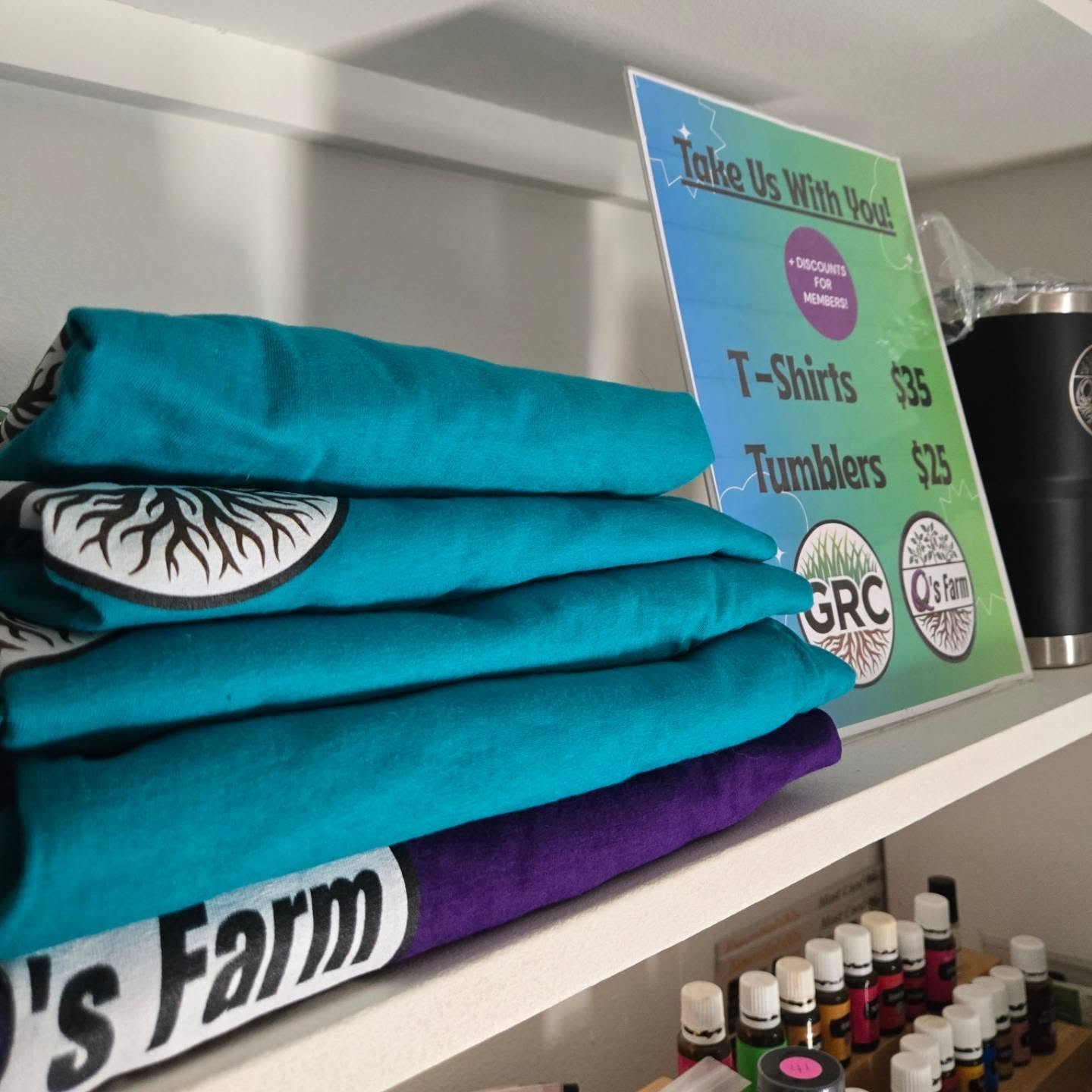 Wear GRC on your ✨️well-adjusted✨️ back!
Our shirts and tumblers are restocked.
Along with @qscrops gear (their 2026 season is coming in hot 🔥)
Don't forget to grab a GRC sticker at your next visit.
🌱