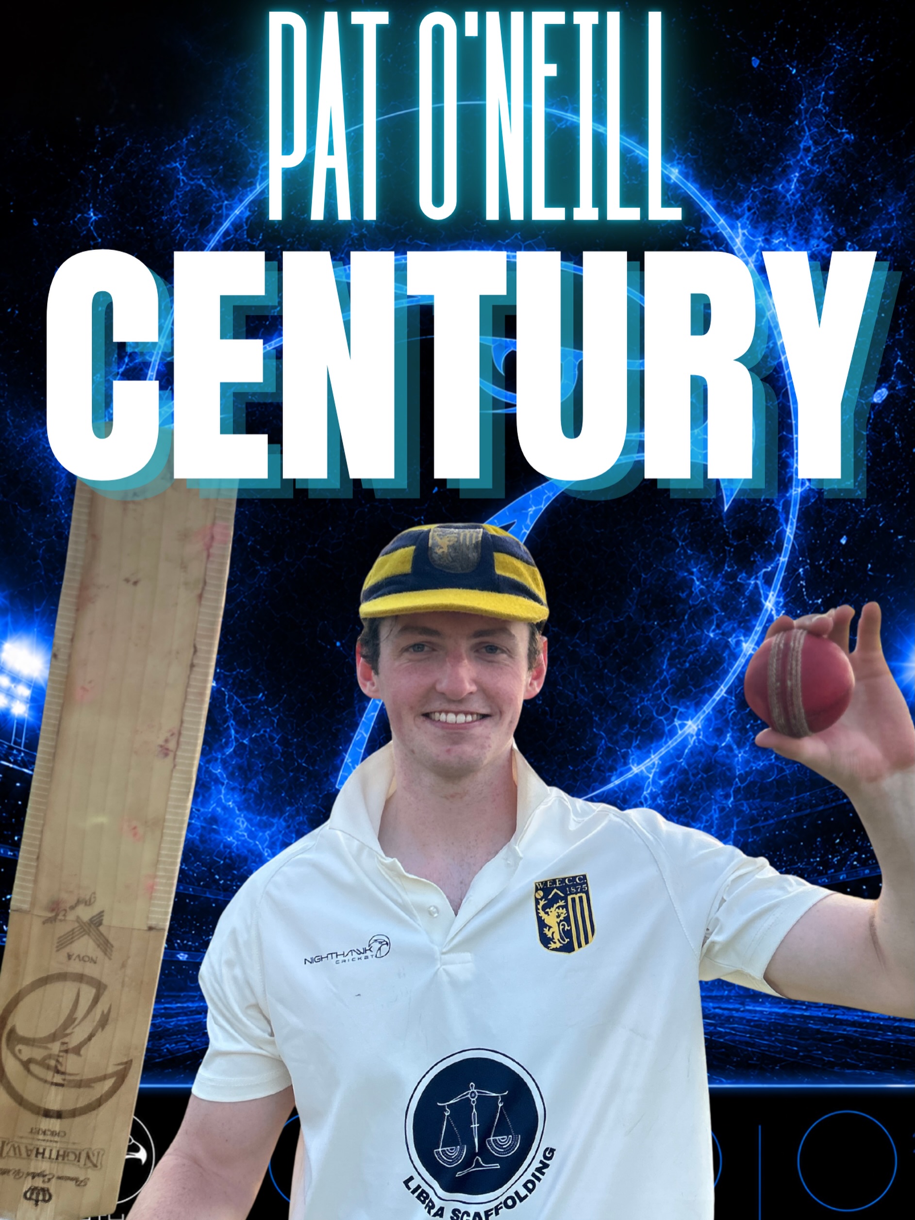 Another Nighthawk century this weekend- this time it’s @patrick.oneill_ going large 💯
#100club #centurionclub #villagecricket #nighthawkcricket