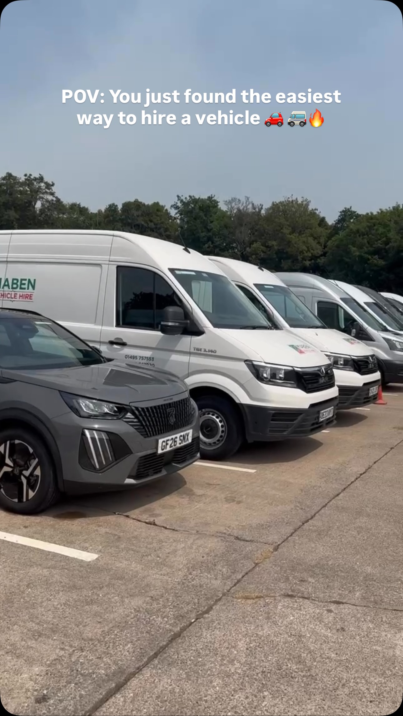 You need a reliable vehicleβ¦ and weβve already got it cleaned, fuelled and ready to go. πβ¨
From one-day hires to long-term rentals, weβve got a fleet ready when you are.
Get on the road with Maben Vehicle Hire today!
π Bristol: 0117 450 6880
π Pontypool: 01495 757553
π© rental@maben.co.uk
π² Book online at maben.co.uk