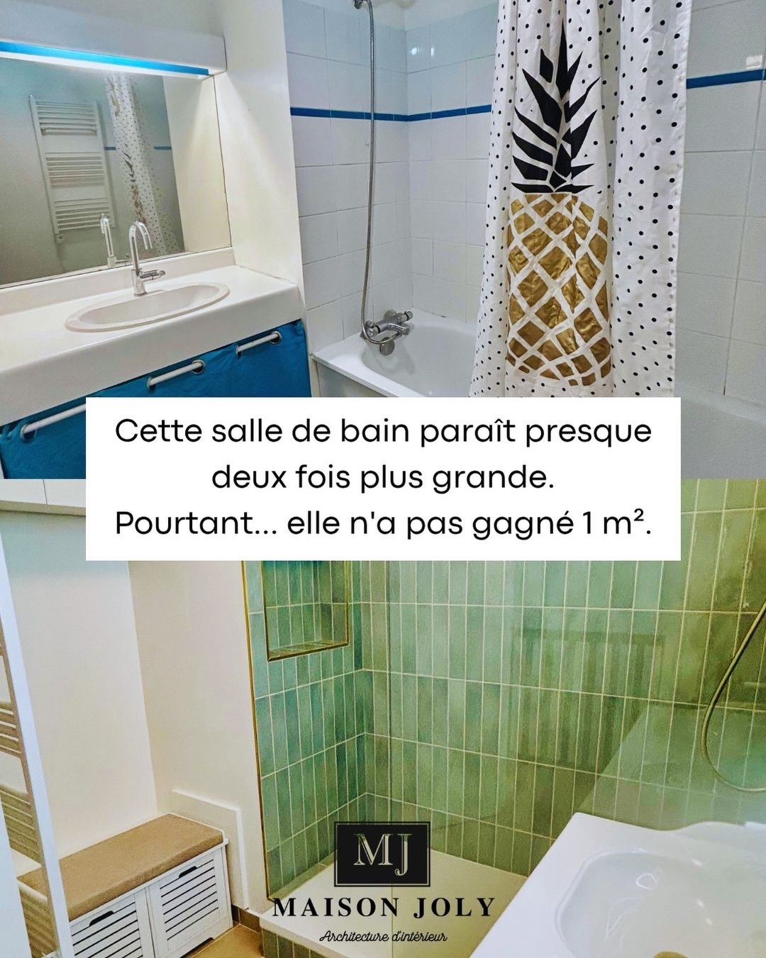 ✨ On ne gagne pas toujours des mètres carrés… mais on peut gagner énormément en confort.
Dans cette salle de bain, le défi était de taille :
✔️ Une grande douche à l’italienne
✔️ Un meuble double vasque de 120 cm
✔️ Des rangements
✔️ Une ambiance douce et apaisante
…le tout dans un espace contraint et avec un budget de 9 000 €.
La solution n’a pas été de pousser les murs, mais de repenser complètement l’agencement.
En intégrant les WC à la salle de bain et en acceptant quelques compromis techniques, nous avons réussi à créer une pièce bien plus fonctionnelle, sans gagner un seul mètre carré.
👉 Comme quoi, une rénovation réussie ne dépend pas uniquement du choix des matériaux, mais surtout des bonnes décisions prises en amont.
💬 Et vous, auriez-vous osé intégrer les WC à la salle de bain pour gagner en confort au quotidien ?
#ArchitectureInterieure #SalleDeBain #RenovationMaison #AvantApres #architecteinterieur