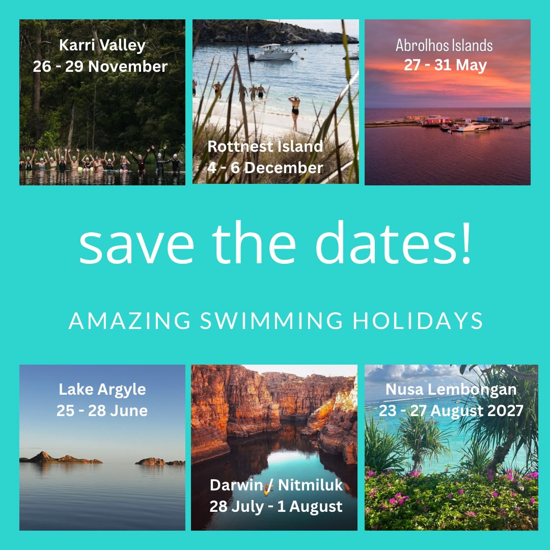 fun - adventure - swimming - nature - reset - friends - yoga - good food - connect - more fun!
come and have the best time with us where everything is taken care of! No stress just relax and swim
Book your spot now before it’s gone
#daretoswimwild #swimmingholiday #wildswimmingaustralia #swimmingisthebest #adventureswimming