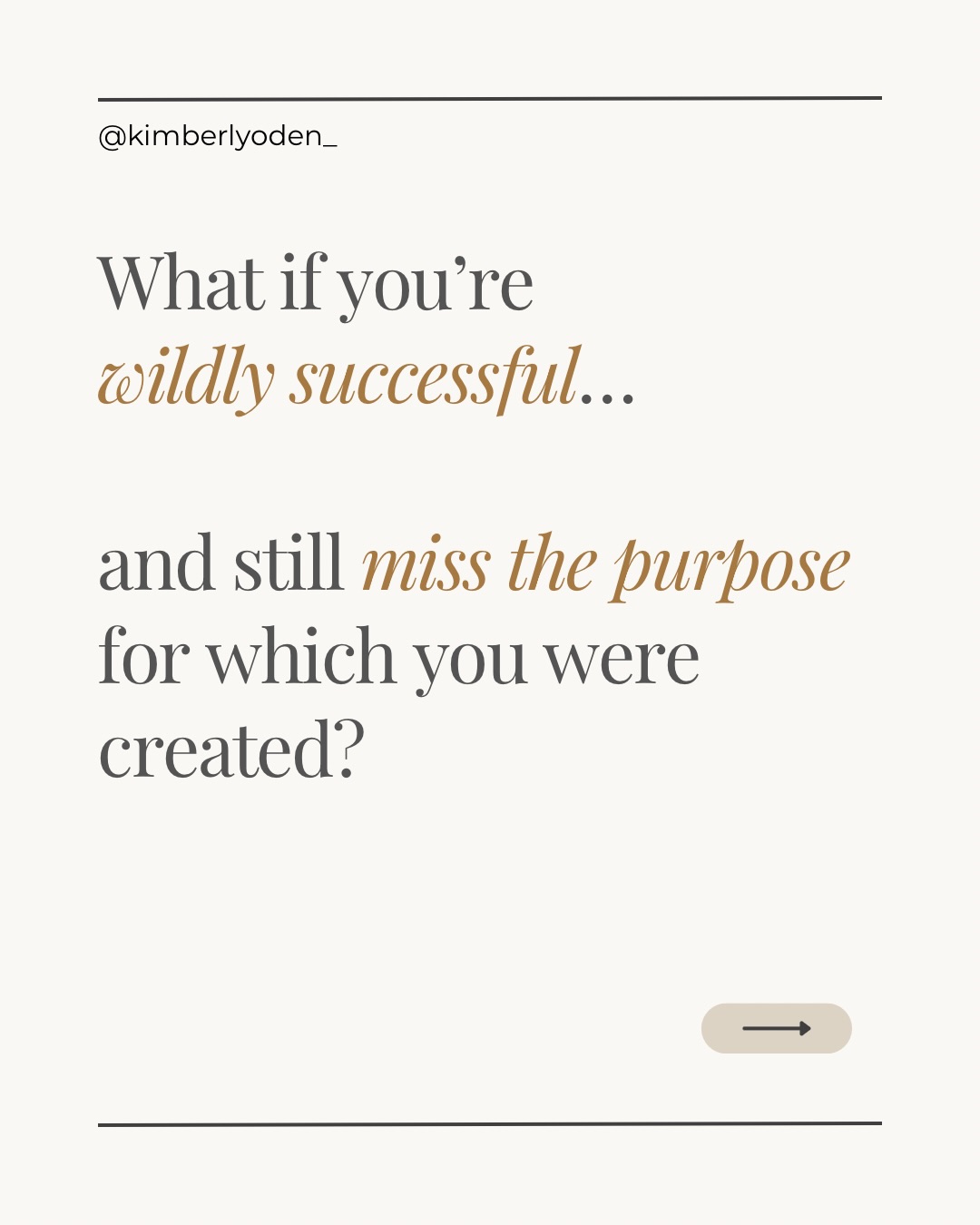 It’s possible to win at everything the world applauds… and still miss the eternal purpose behind what God has entrusted to you.
I’ve been sitting in Romans 9 this morning, and one thought keeps bubbling to the surface:
A calling requires a Caller.
God has entrusted each of us with time, talents, treasures, relationships, and influence.
We can faithfully steward those gifts and even experience earthly success, but the blessings aren’t the goal—they may simply be the byproduct.
The greater question is this:
👉🏼What are my gifts producing?
Romans 9:11 reminds us that God’s purposes stand “not by works but by Him who calls.”
Our lives were never meant to be measured solely by what we build, accumulate, or accomplish. They were meant to reflect the Presence and purposes of the One Who called us.✨
Earthly success may be the byproduct, but eternal impact is the end product!🙌🏼
“From everyone who has been given much, much will be required.” — Luke 12:48
🙏🏼 Lord, don’t let me confuse success with significance.
Holy Spirit, lead me to faithfully steward every gift You’ve entrusted to me for Your glory alone.
May earthly success be the byproduct, and eternal impact the end product.
When my life is finished, may what remains echo in eternity.
In Jesus matchless Name,
Amen.
#success #Faith #christian #Purpose #KingdomImpact
