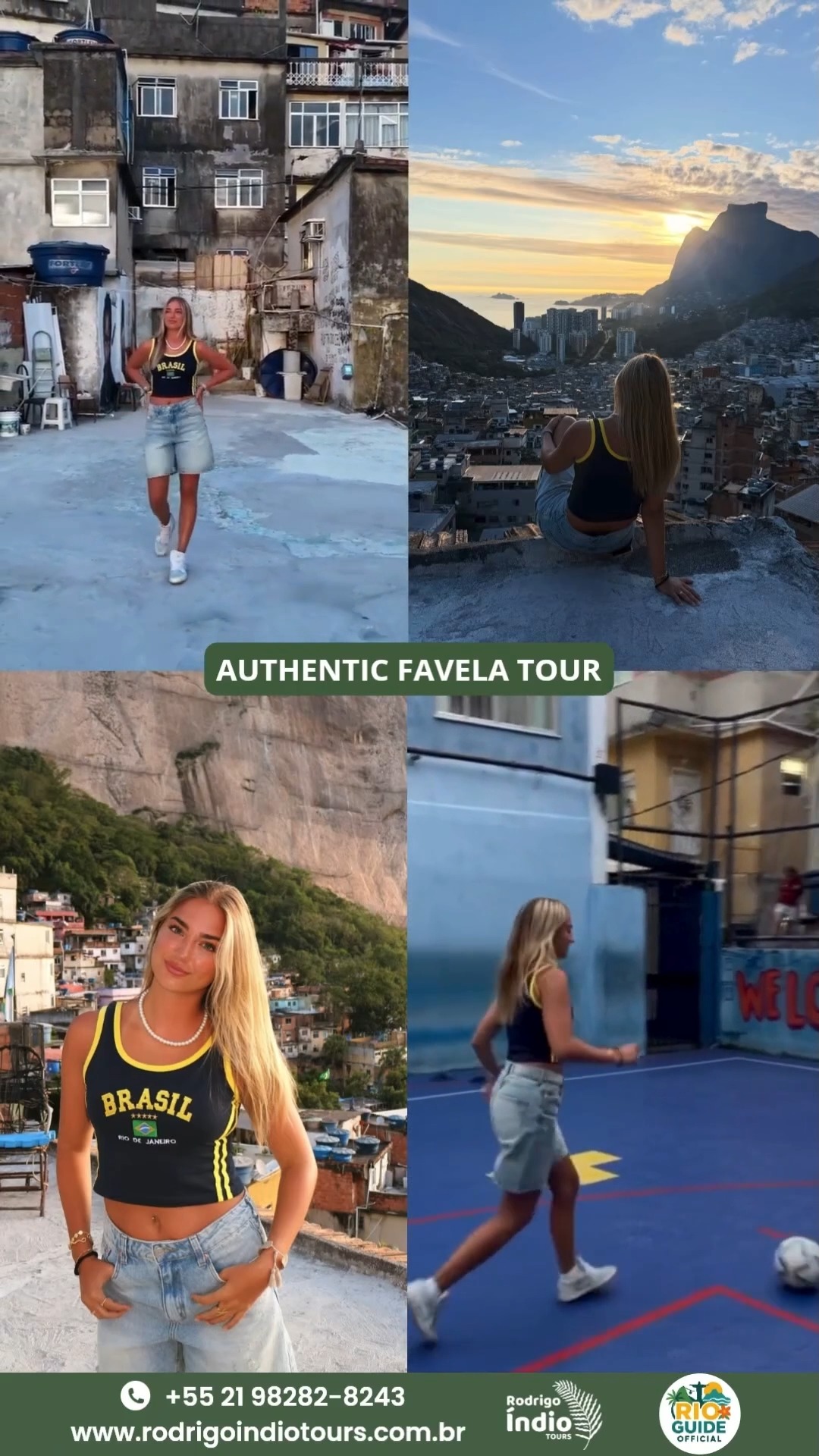 Através de um olhar local e humano, você vai conhecer a rotina dos moradores, os becos e vielas, os pontos de vista incríveis da cidade e projetos sociais que fazem a diferença na vida de muita gente.
Through a local and human perspective, you will get to know the daily lives of residents, the alleys and lanes, the incredible viewpoints of the city, and social projects that make a difference in the lives of many people.
FAVELA TOUR:
https://www.rodrigoindiotours.com.br/favela-tour
AS MELHORES EXPERIÊNCIAS ESTÃO AQUI:
https://www.rodrigoindiotours.com.br/experiencias
MAIS UM DIA DE ÍNDIO
ANOTHER ÍNDIO DAY