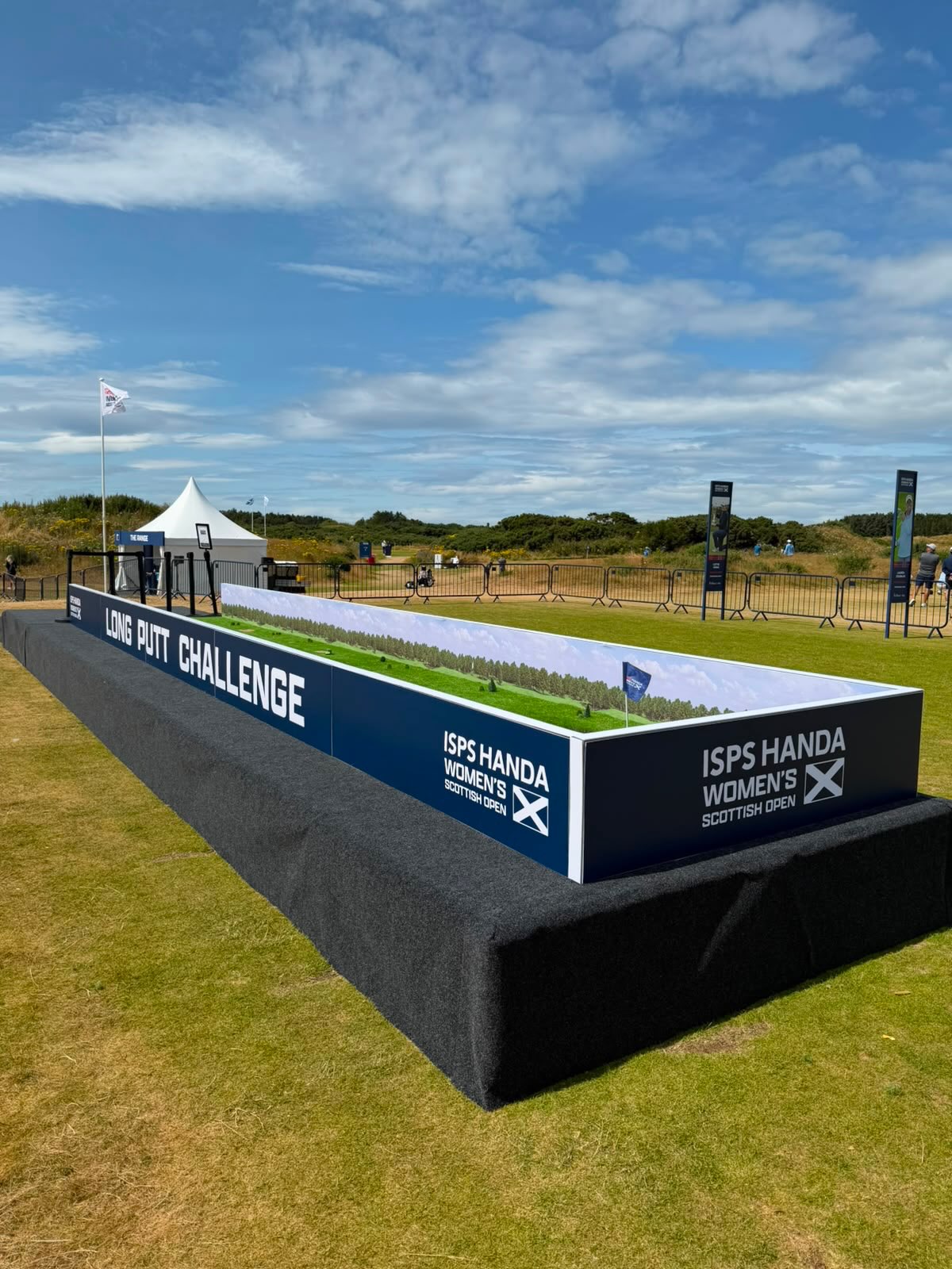 ...another stop on our Summer of Scottish Sport 🏴🏌🏻♀️
From the @genesis_scottish_open to showcasing @visit_scotland at @theopen, we’re back north this week for the @isps_handa @womens_scottish Open.
This week, our #ProvisionPeople have delivered:
👉 A bespoke Active Scotland structure
👉 The Long Putt Challenge fan activation
👉 The Scottish Chip Challenge
It’s been a fantastic run of projects alongside Scottish Golf, VisitScotland, Active Scotland and tournament organisers, as we continue to grow our presence across Scotland following the opening of our Edinburgh office earlier this year.
#ProvisionEvents #WomensScottishOpen #Golf #FanEngagement SportsMarketing EventProduction